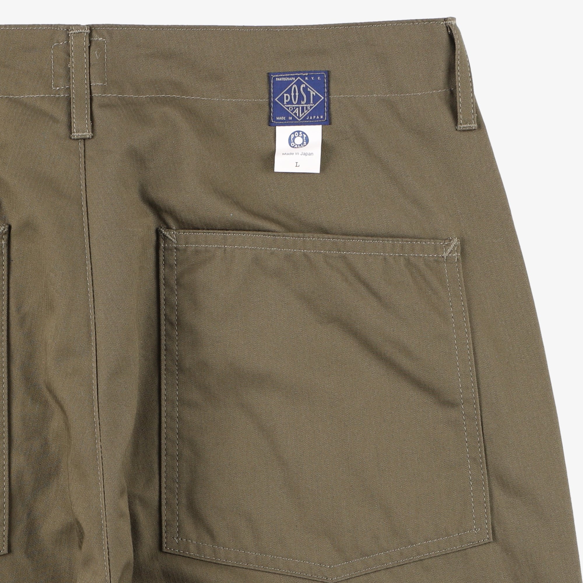 #2324 New Maker Pants FH2 : fine herringbone olive