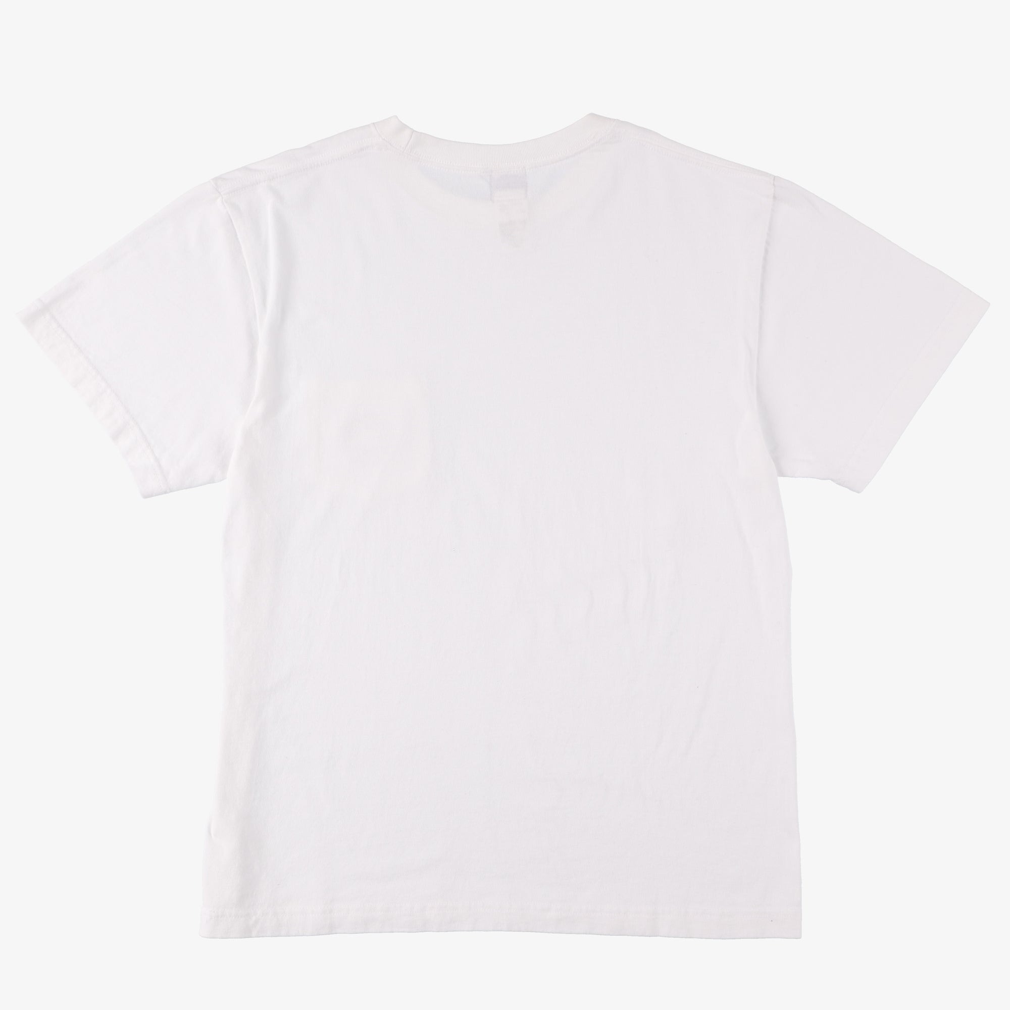 #3003 Donut pocket Tee 1 : cotton jersey white x navy