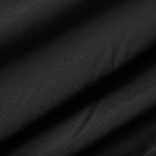#1114R-RS NAVY Parka 3-R : poly feather ripstop black