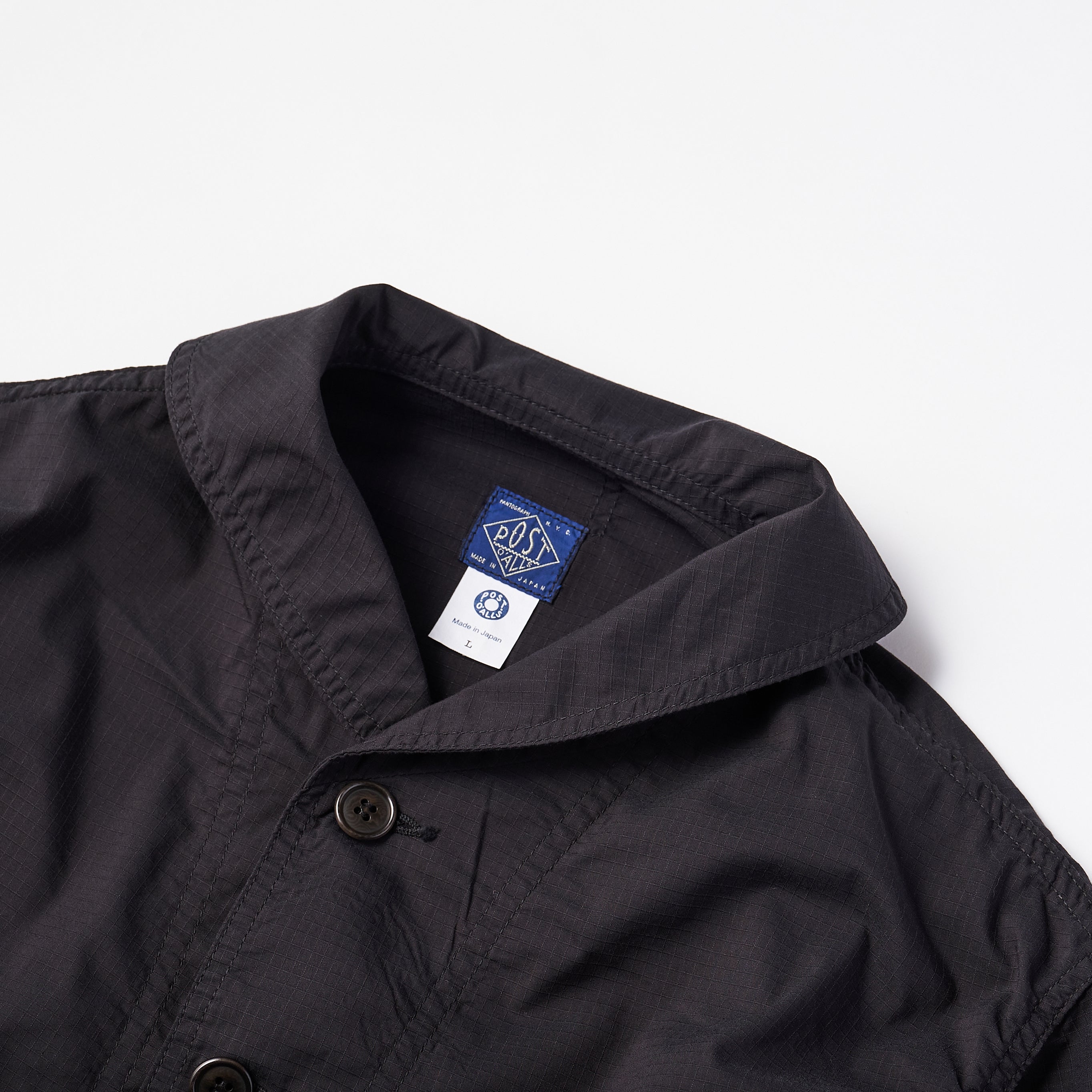 #2114R NAVY-BLU-R RS : poly feather ripstop black