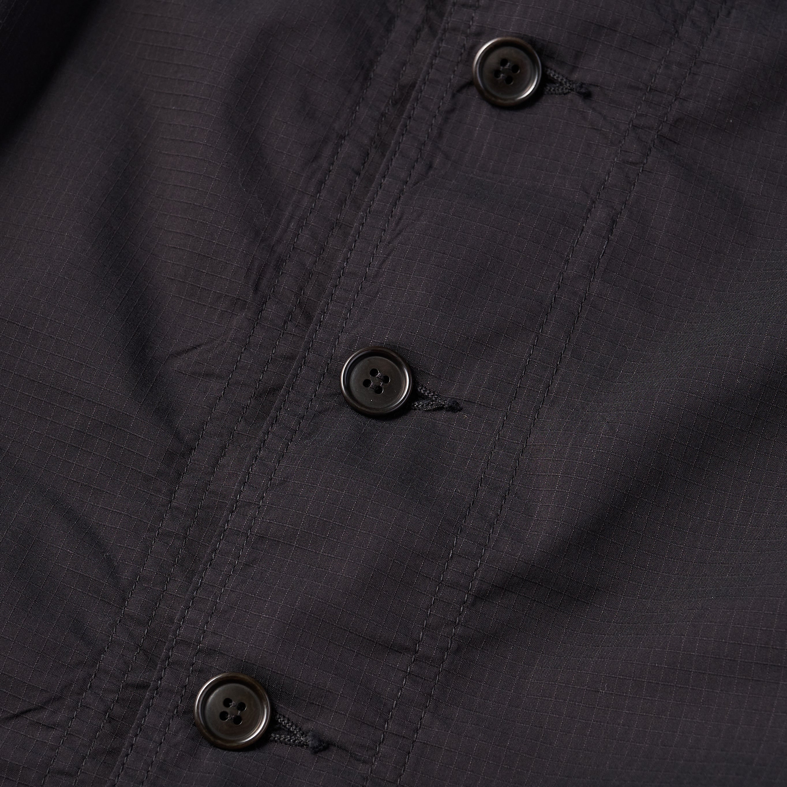 #2114R NAVY-BLU-R RS : poly feather ripstop black