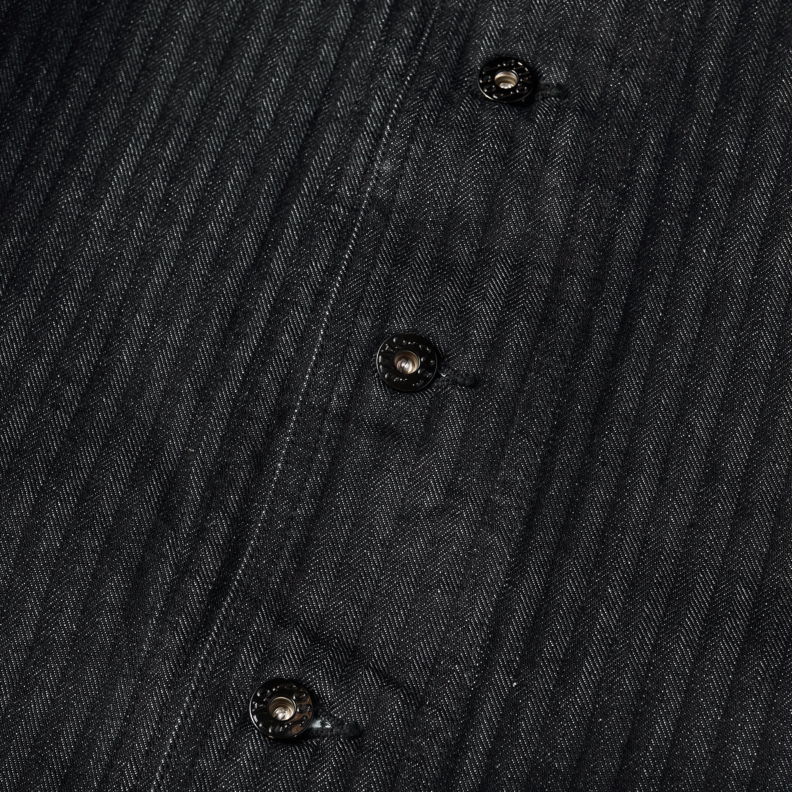 #2114R-HBDI NAVY-BLU-R : herringbone denim indigo