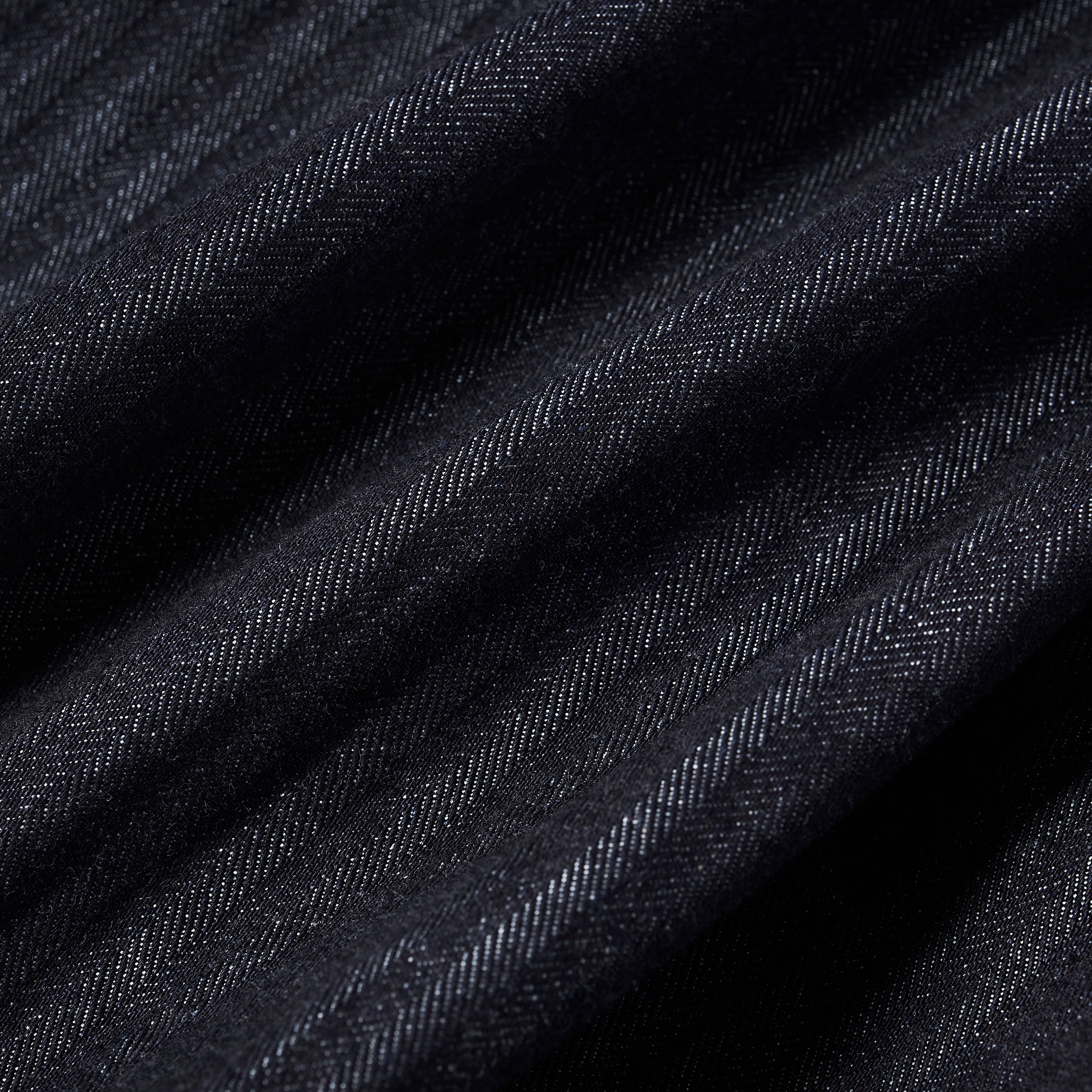 #2114R-HBDI NAVY-BLU-R : herringbone denim indigo