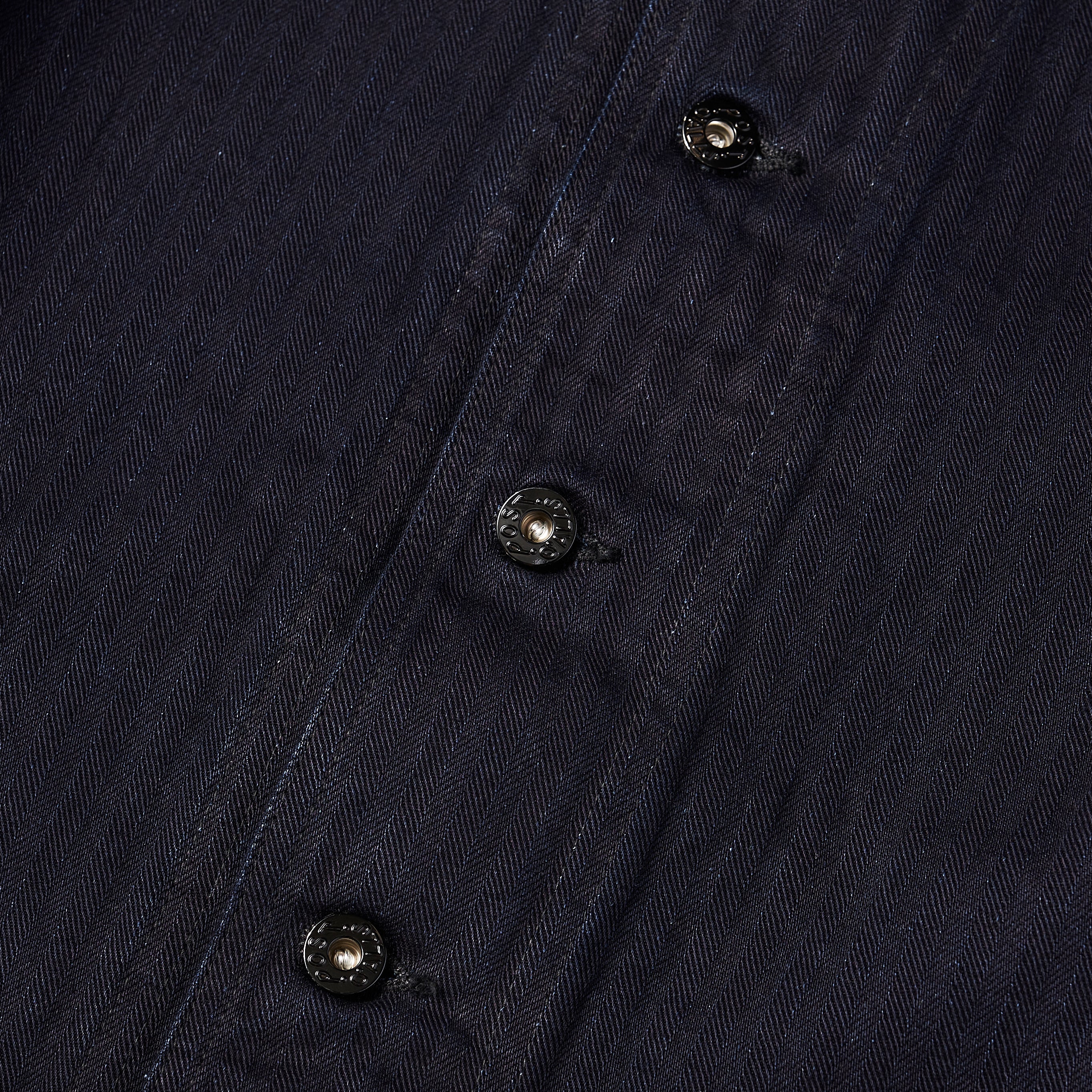 #2114R NAVY-BLU-R HBDN : herringbone denim navy