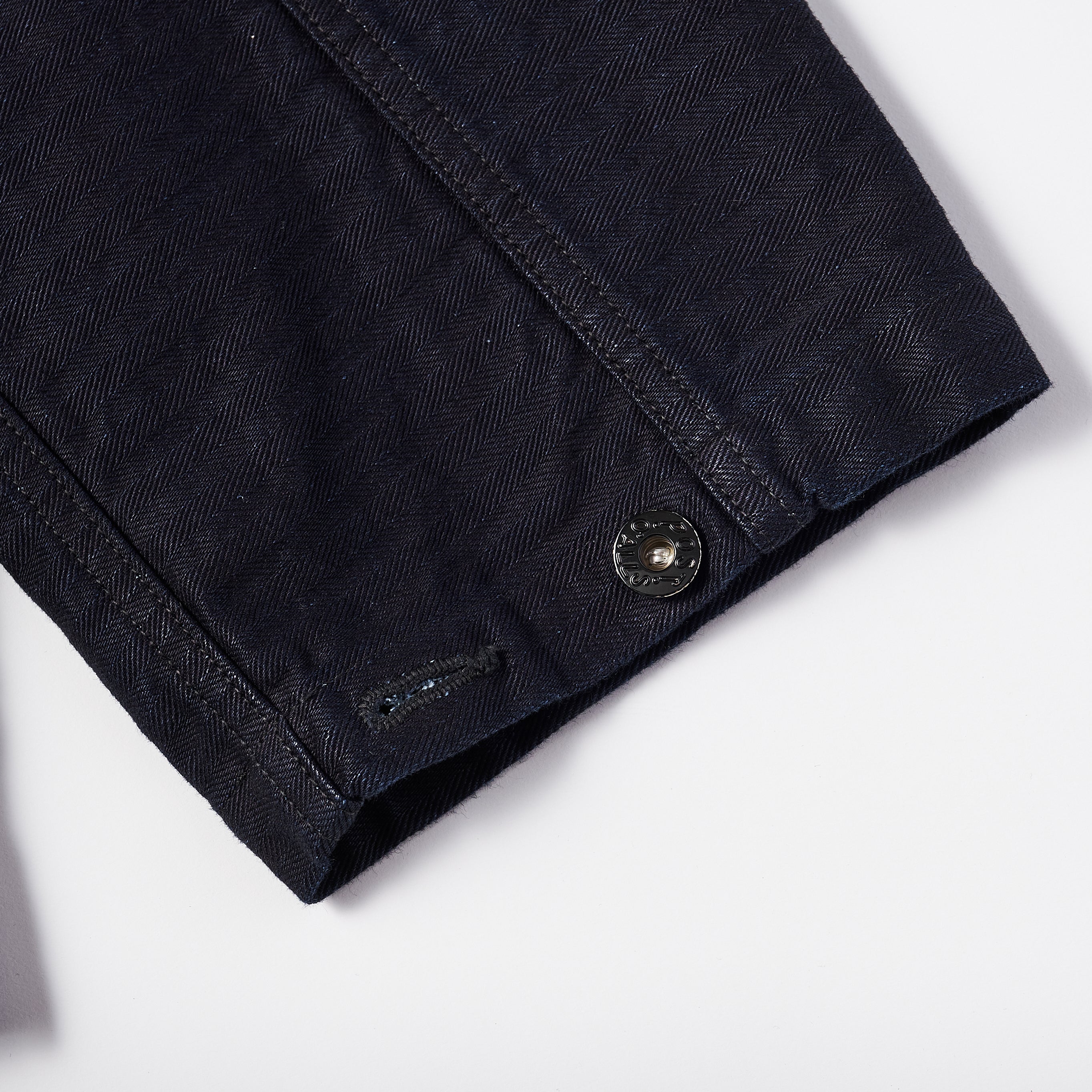 #2114R NAVY-BLU-R HBDN : herringbone denim navy