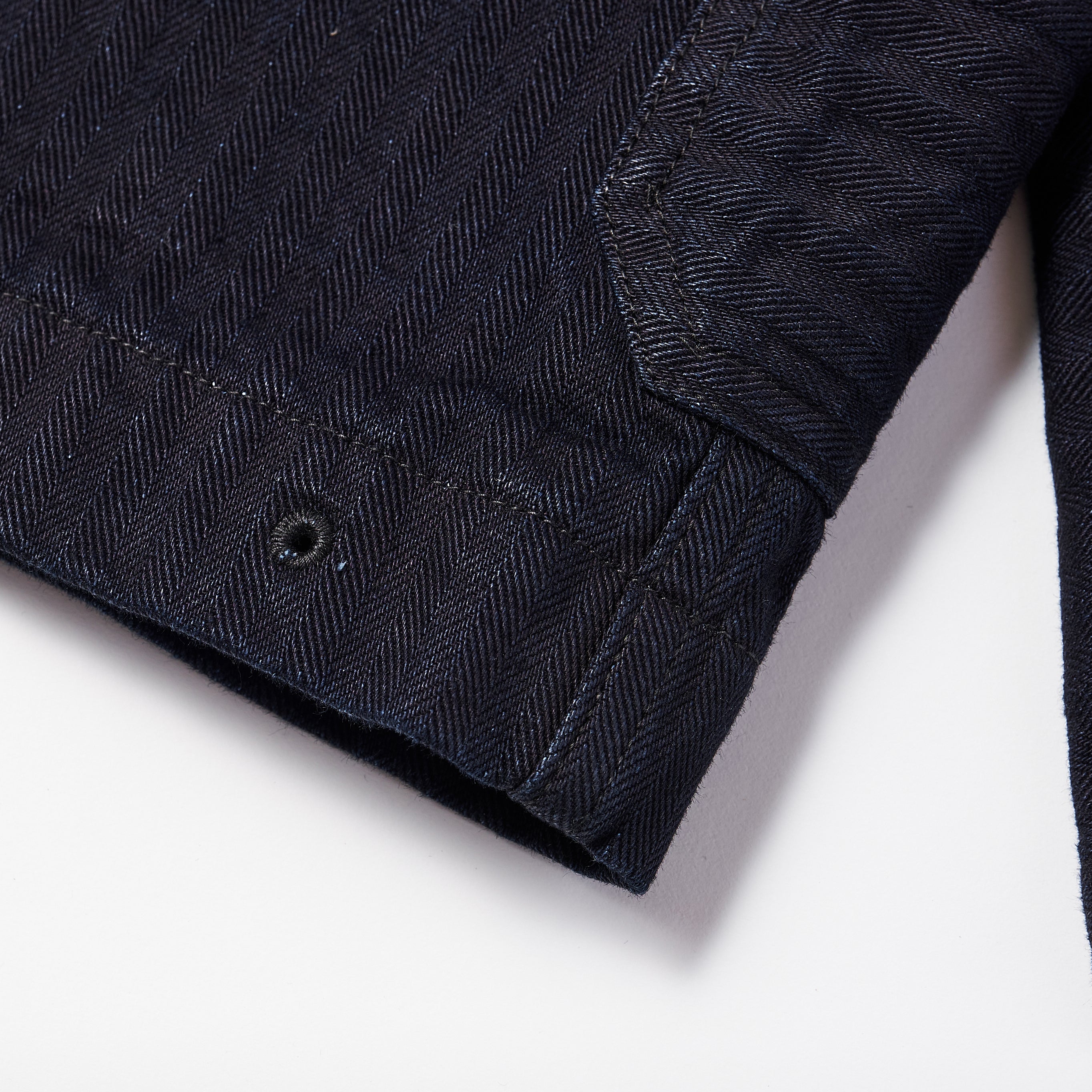 #2114R NAVY-BLU-R HBDN : herringbone denim navy