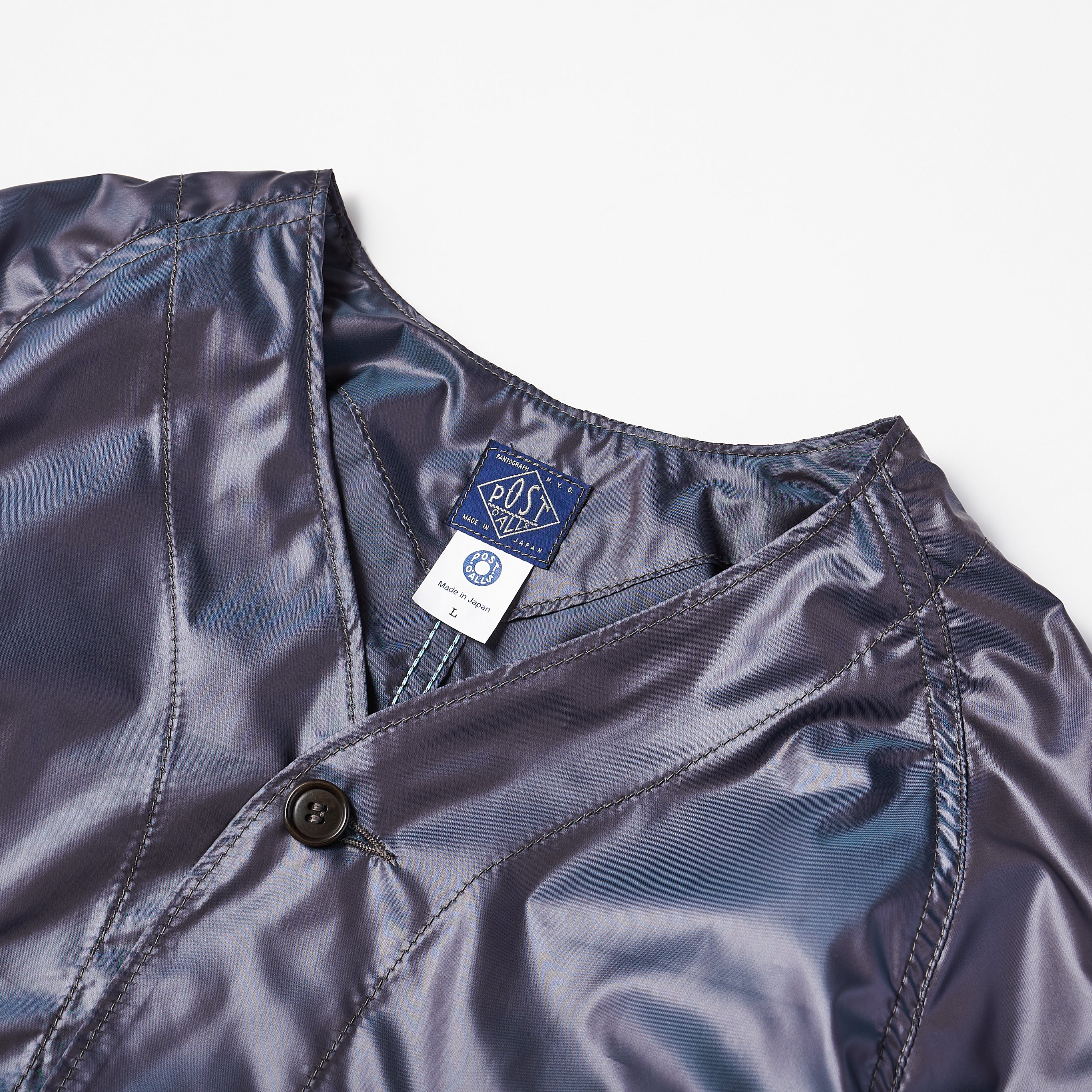 #3103 PTN POST 42 DV : poly taffeta iridescent navy