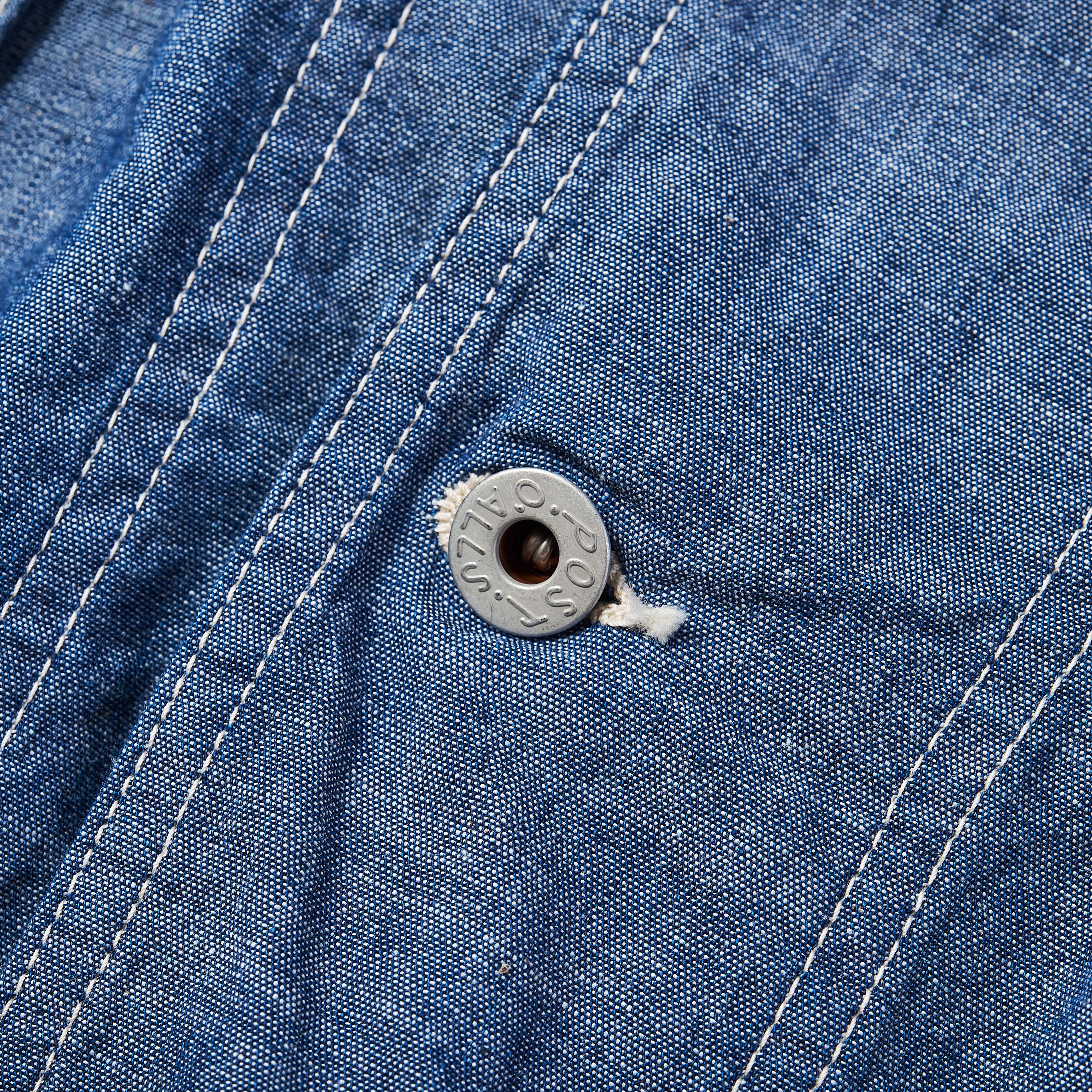 #1114R NAVY Parka 3-R 11 : chambray indigo