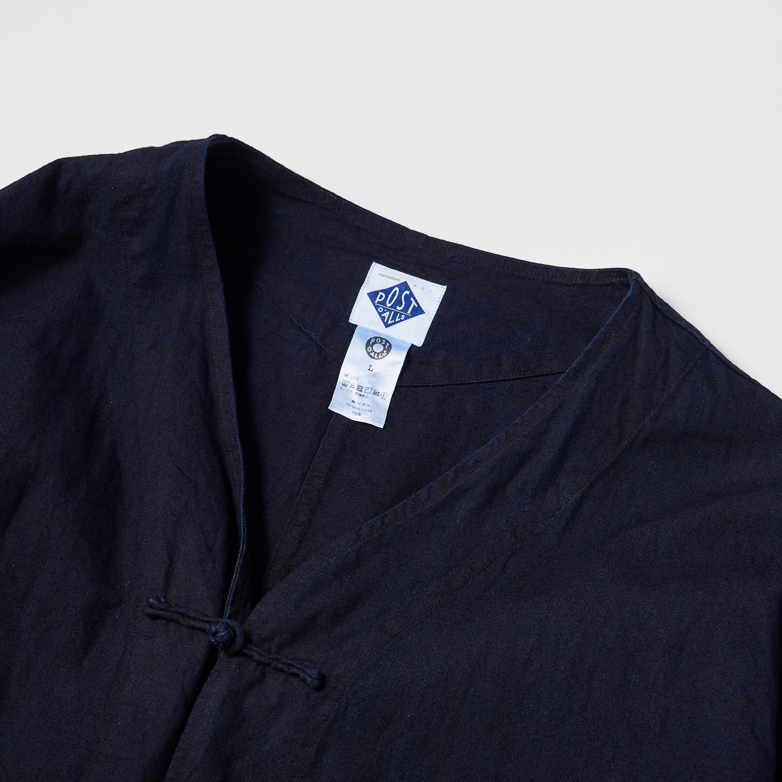 #3109C-IS POST Chinois DV : indigo sheeting indigo