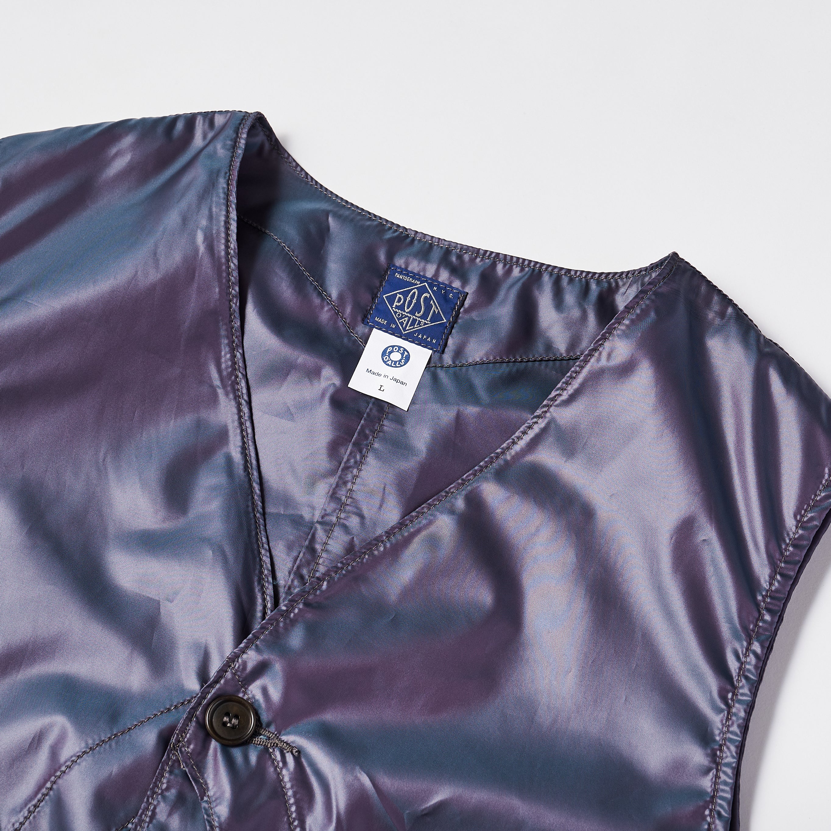 #1512-PTN Royal Traveler : poly taffeta iridescent navy