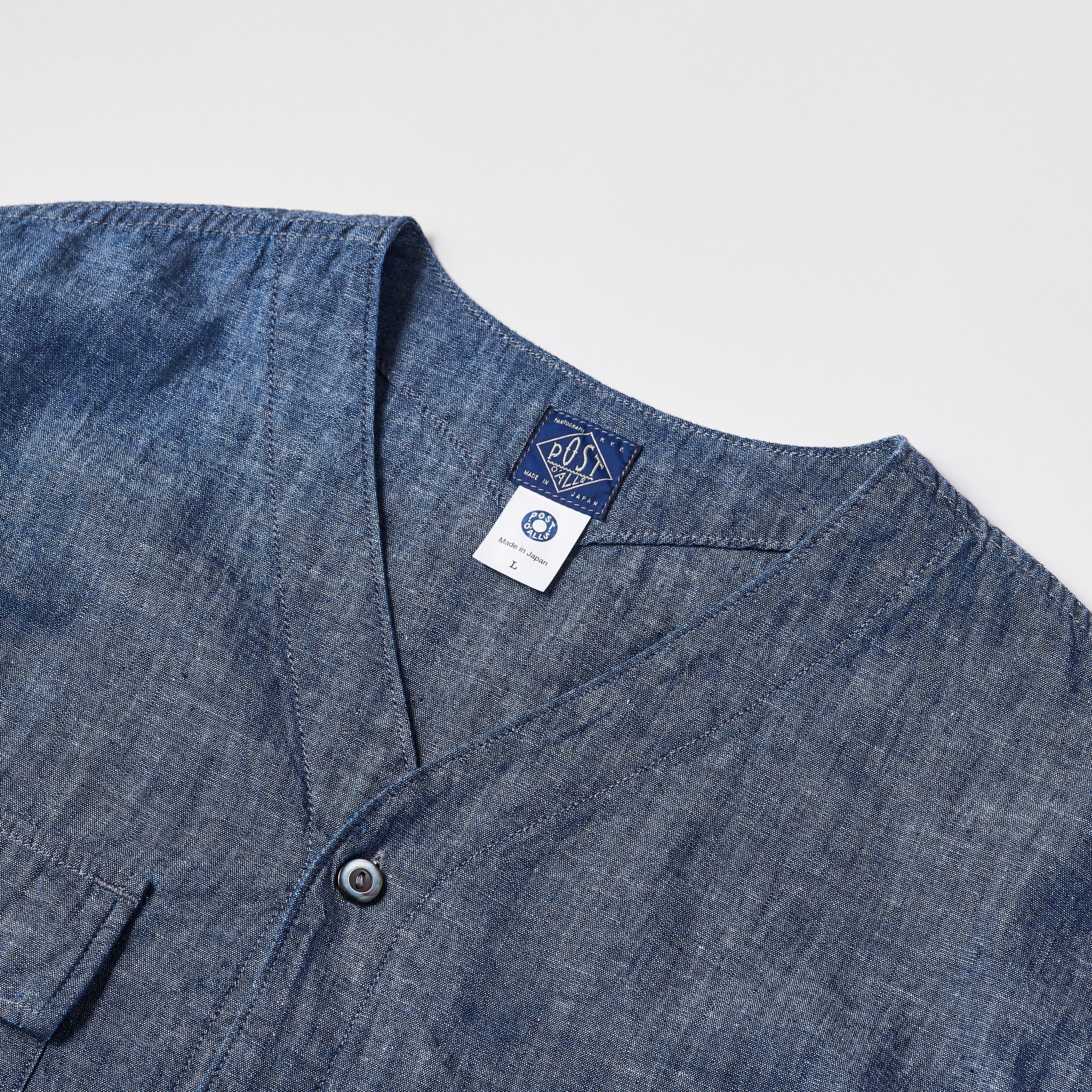 #3204 11 BDU Shirt : chambray indigo