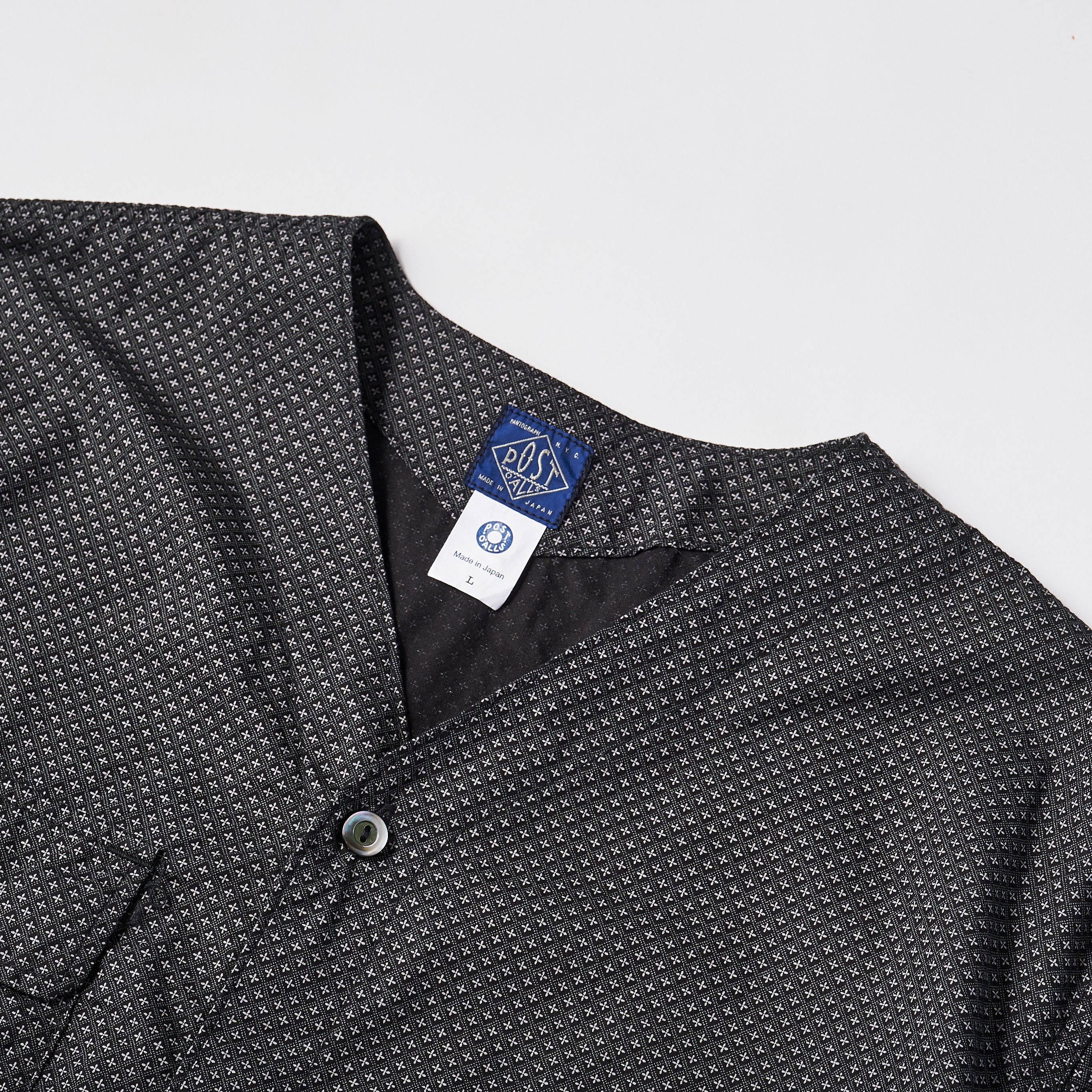 #3204 CP BDU Shirt : crest print grey