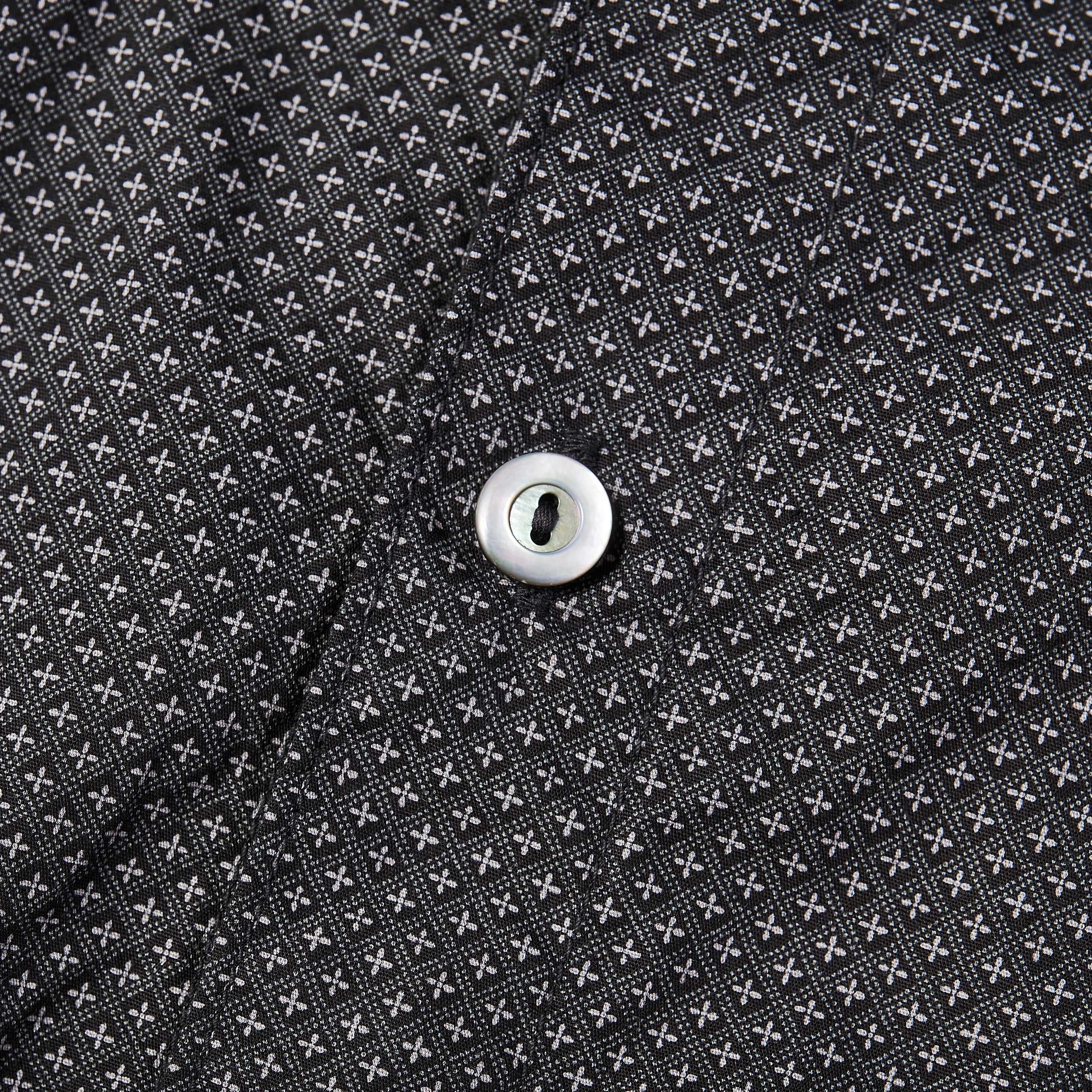 #3204 CP BDU Shirt : crest print grey