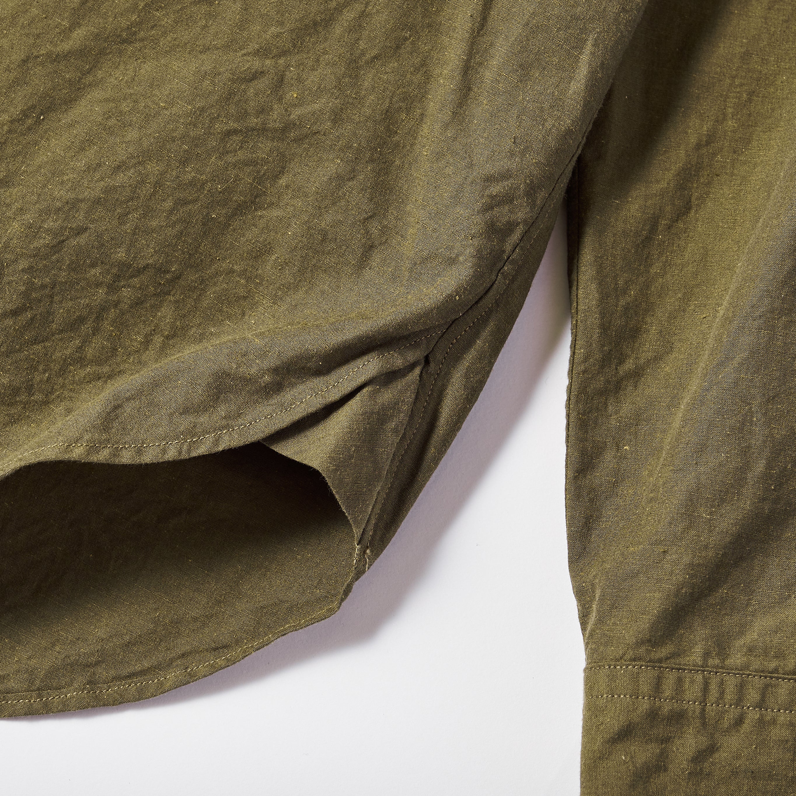 #3211 CLSO NEUTRA 3 : cotton x linen sheeting olive