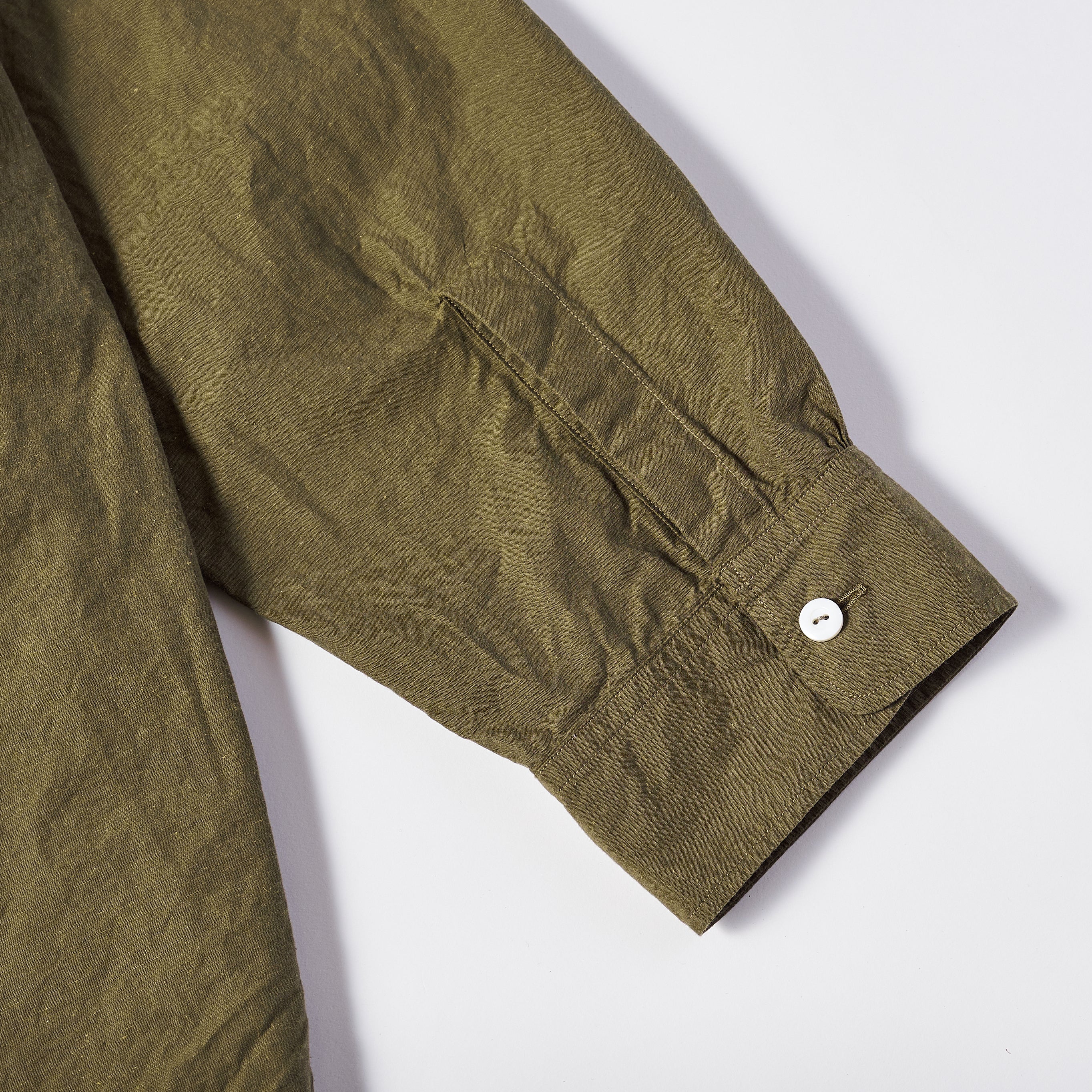 #3211 CLSO NEUTRA 3 : cotton x linen sheeting olive