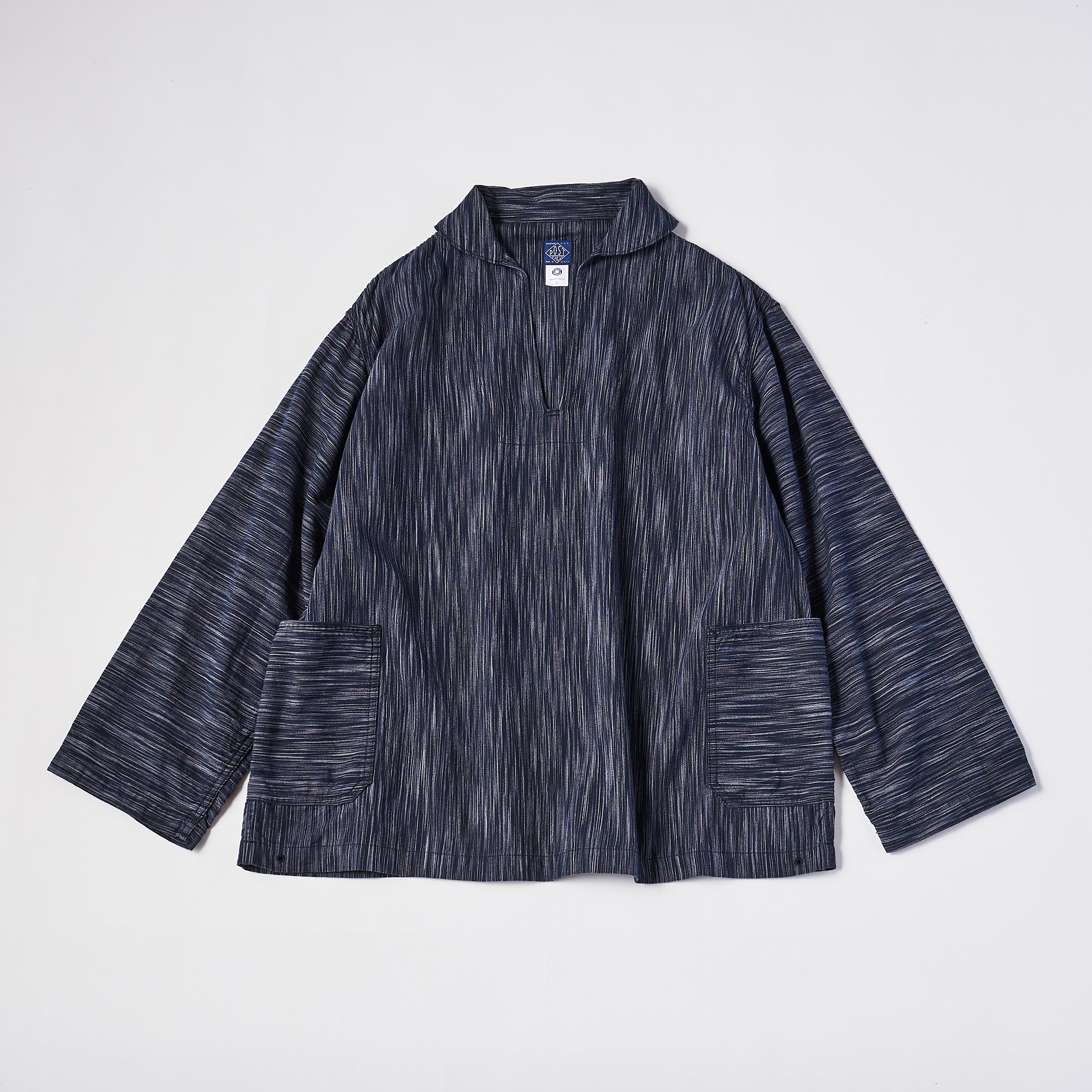 #3212-IKT NAVY-BLU Jumper : ikat indigo