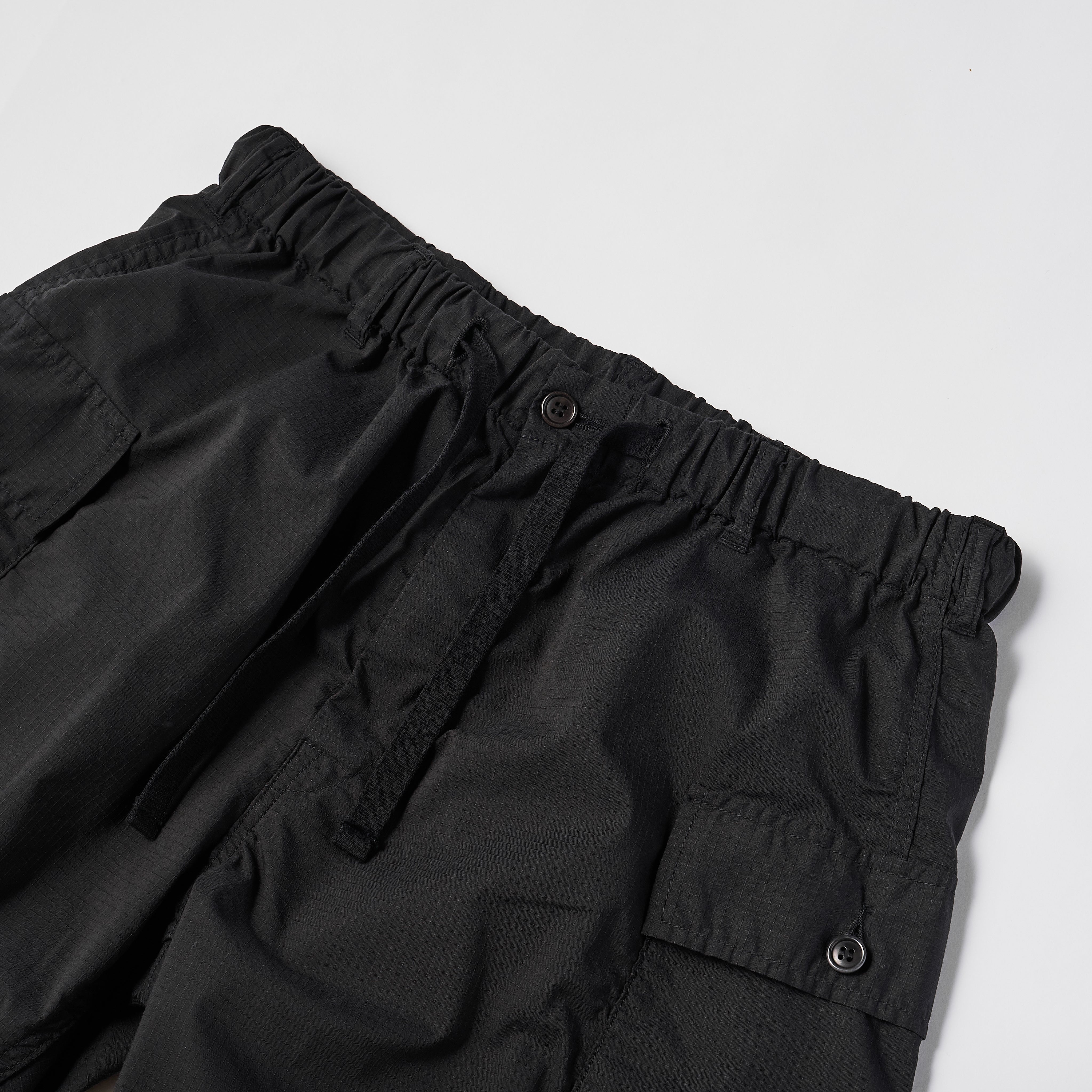 #3308S RS E-Z WALKABOUT Shorts : poly feather ripstop black
