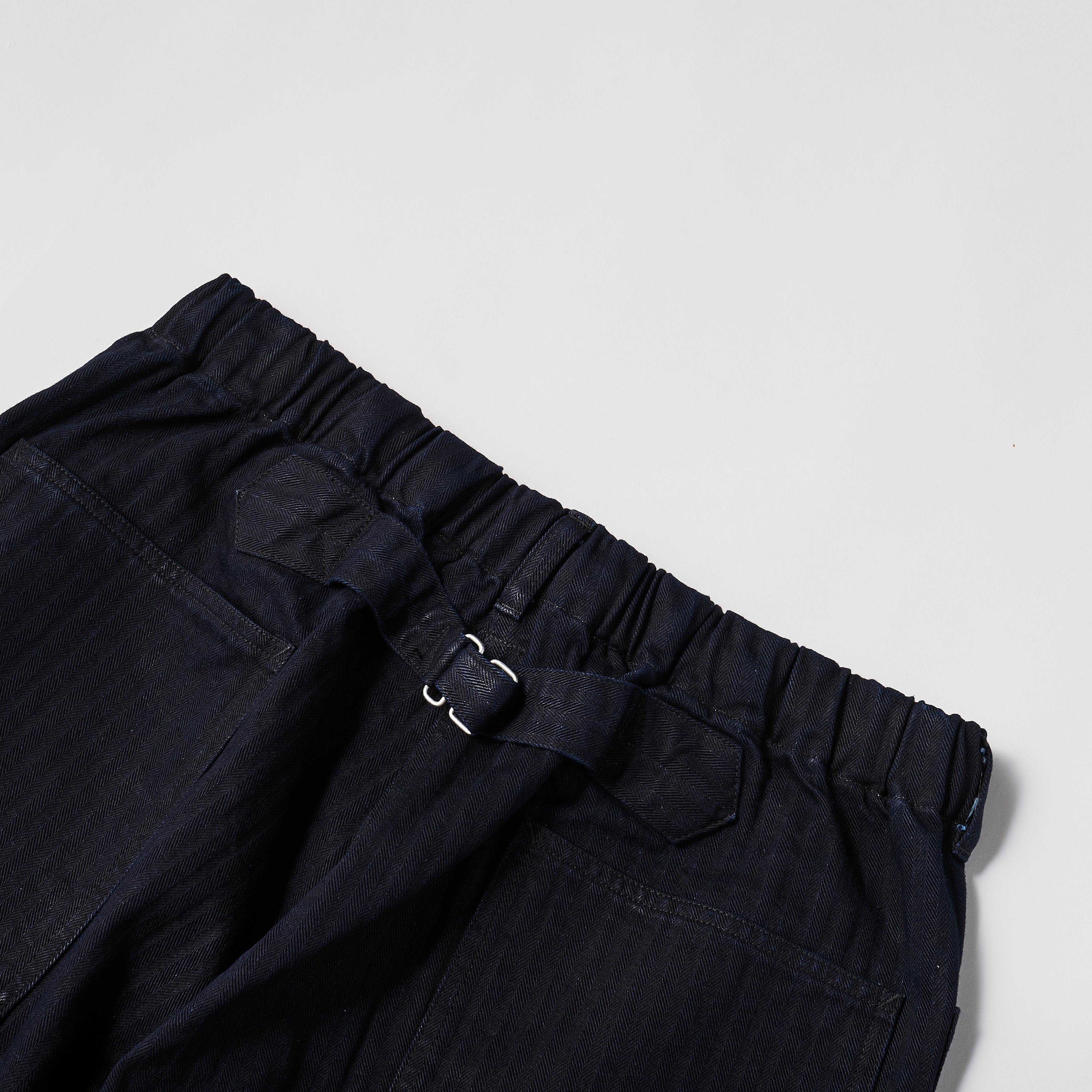 #3307S HBDN E-Z ARMY-NAVY Shorts : herringbone denim navy