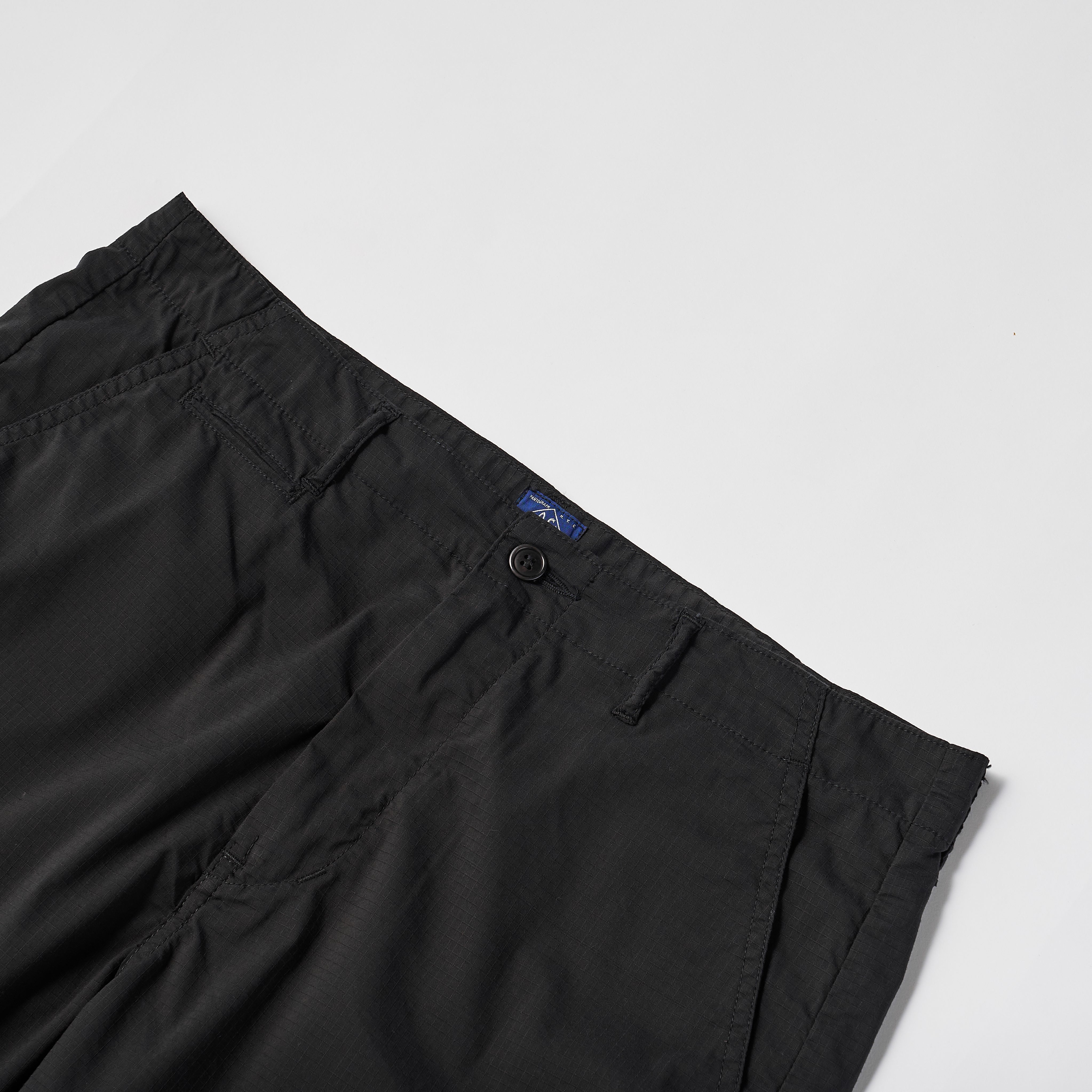 #3303S-RS Citi-Cruz Chino Shorts : poly feather ripstop black