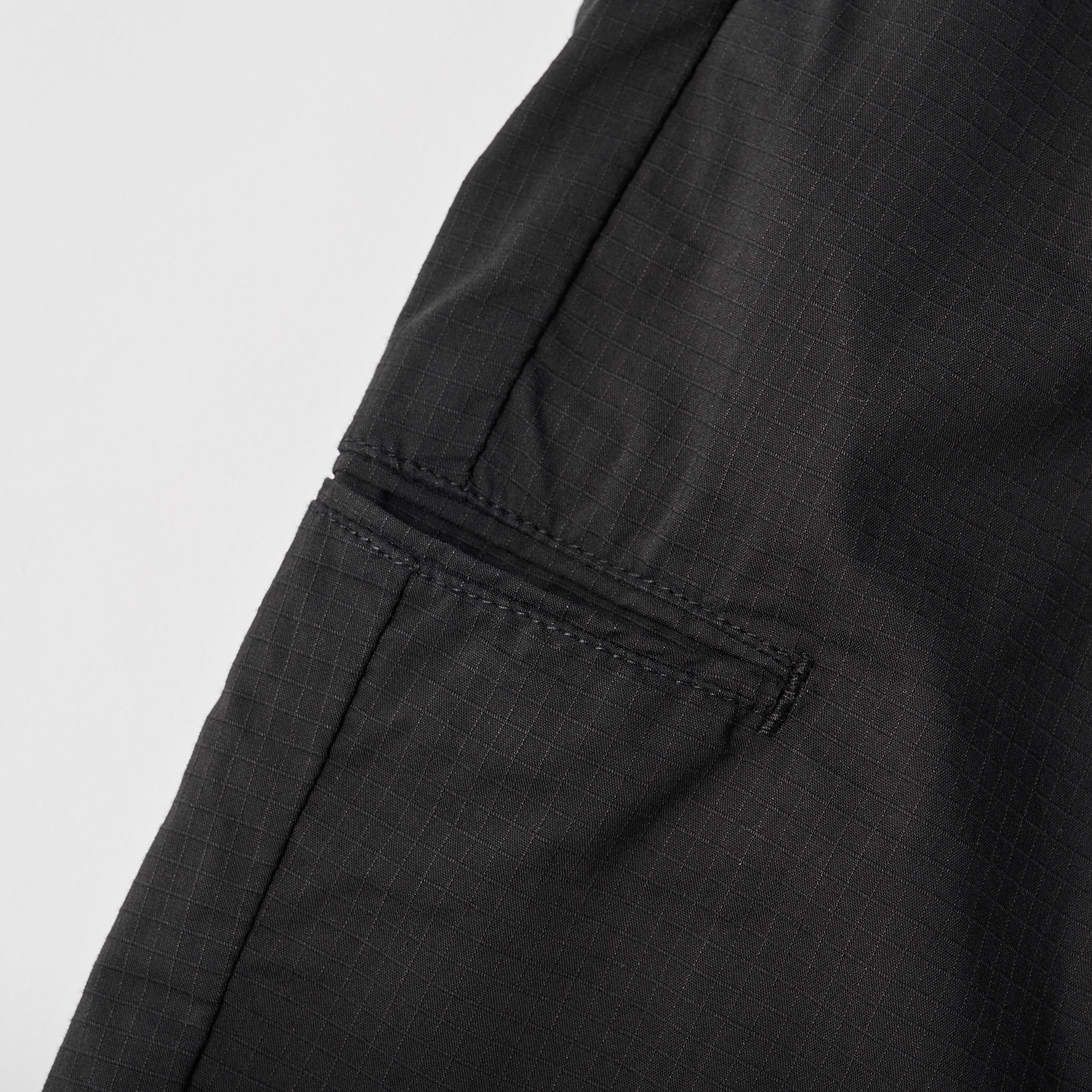 #3303S-RS Citi-Cruz Chino Shorts : poly feather ripstop black