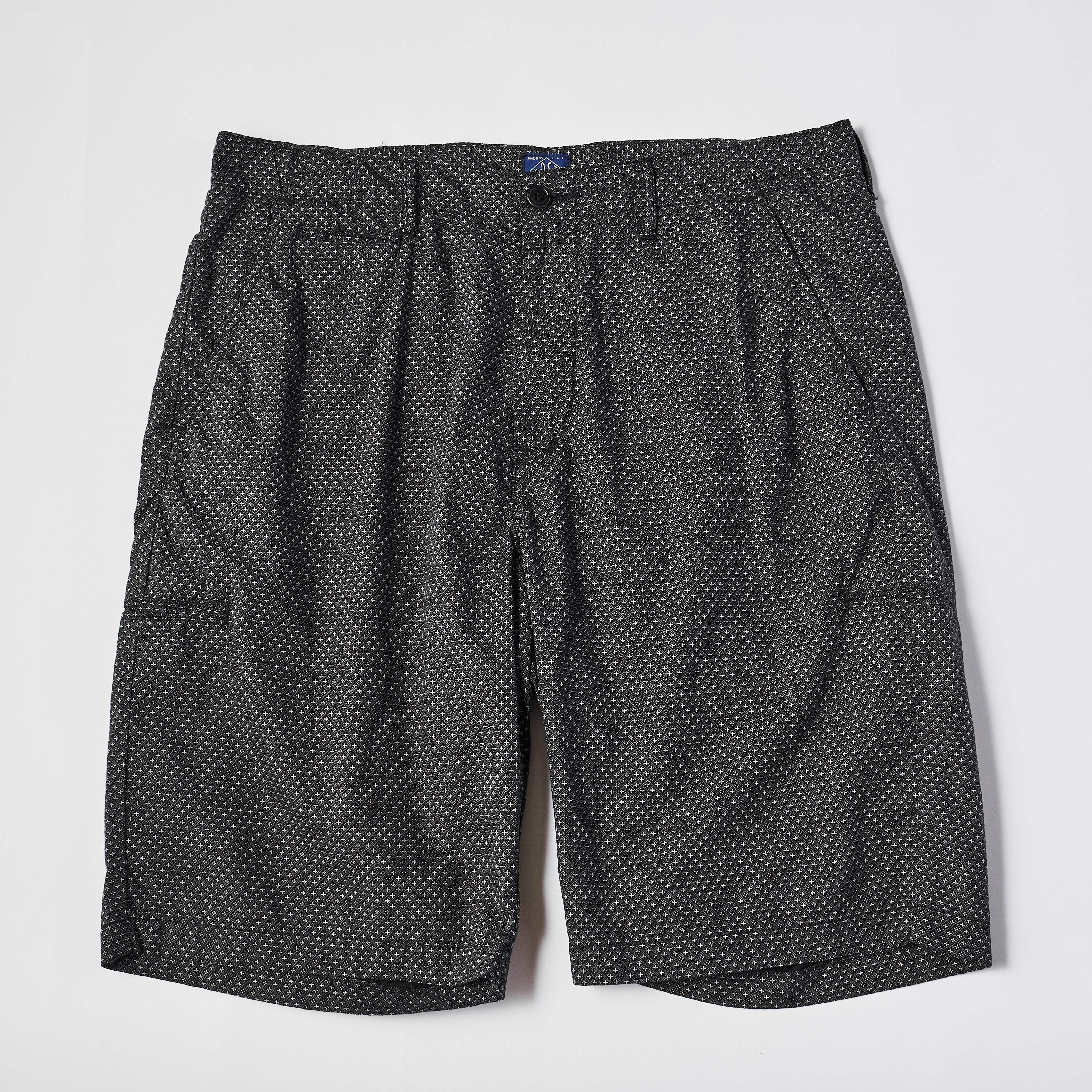 3303S-CP Citi-Cruz Chino Shorts : crest print gray – POST OʼALLS