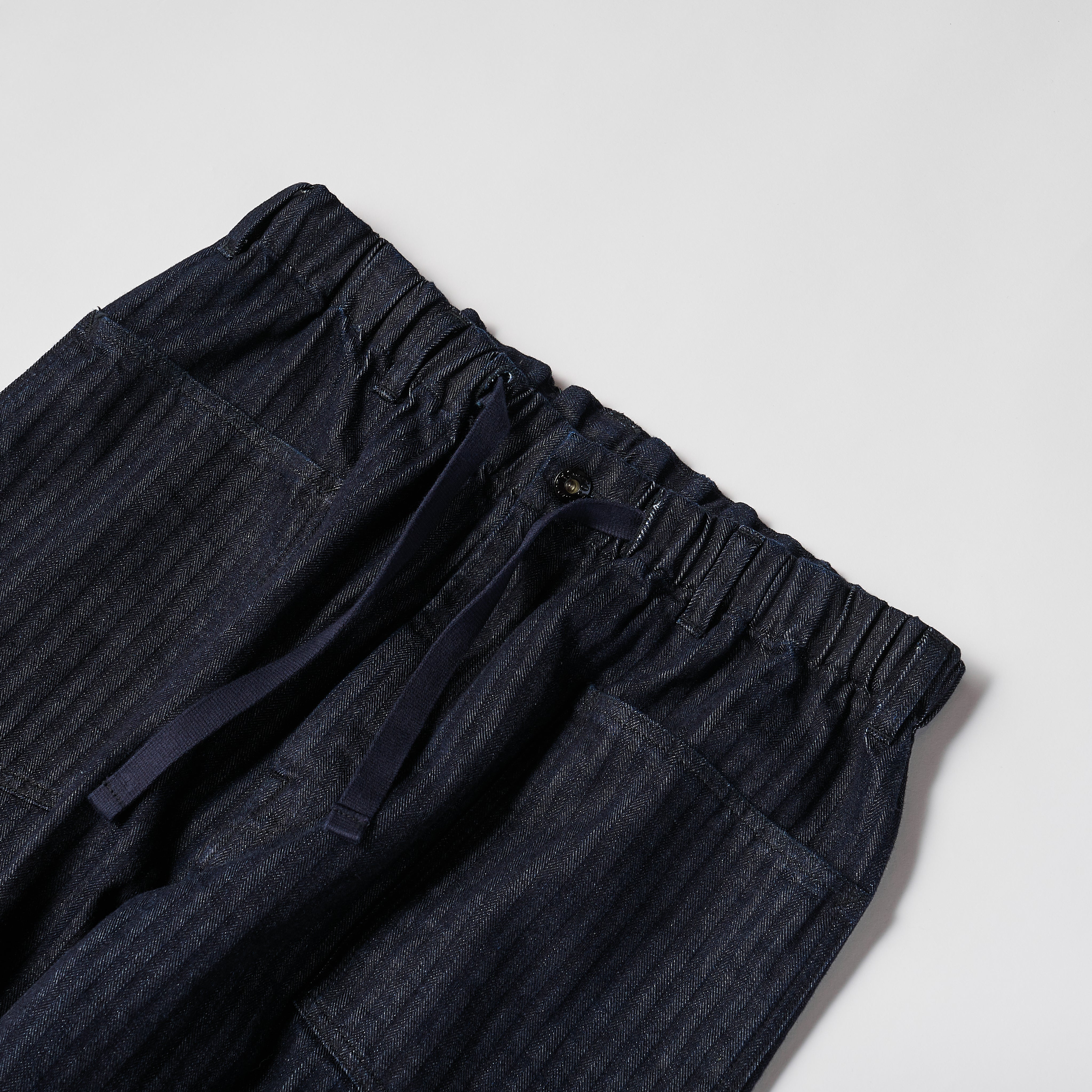 #3307 E-Z ARMY-NAVY Pants HBDI : herringbone denim indigo