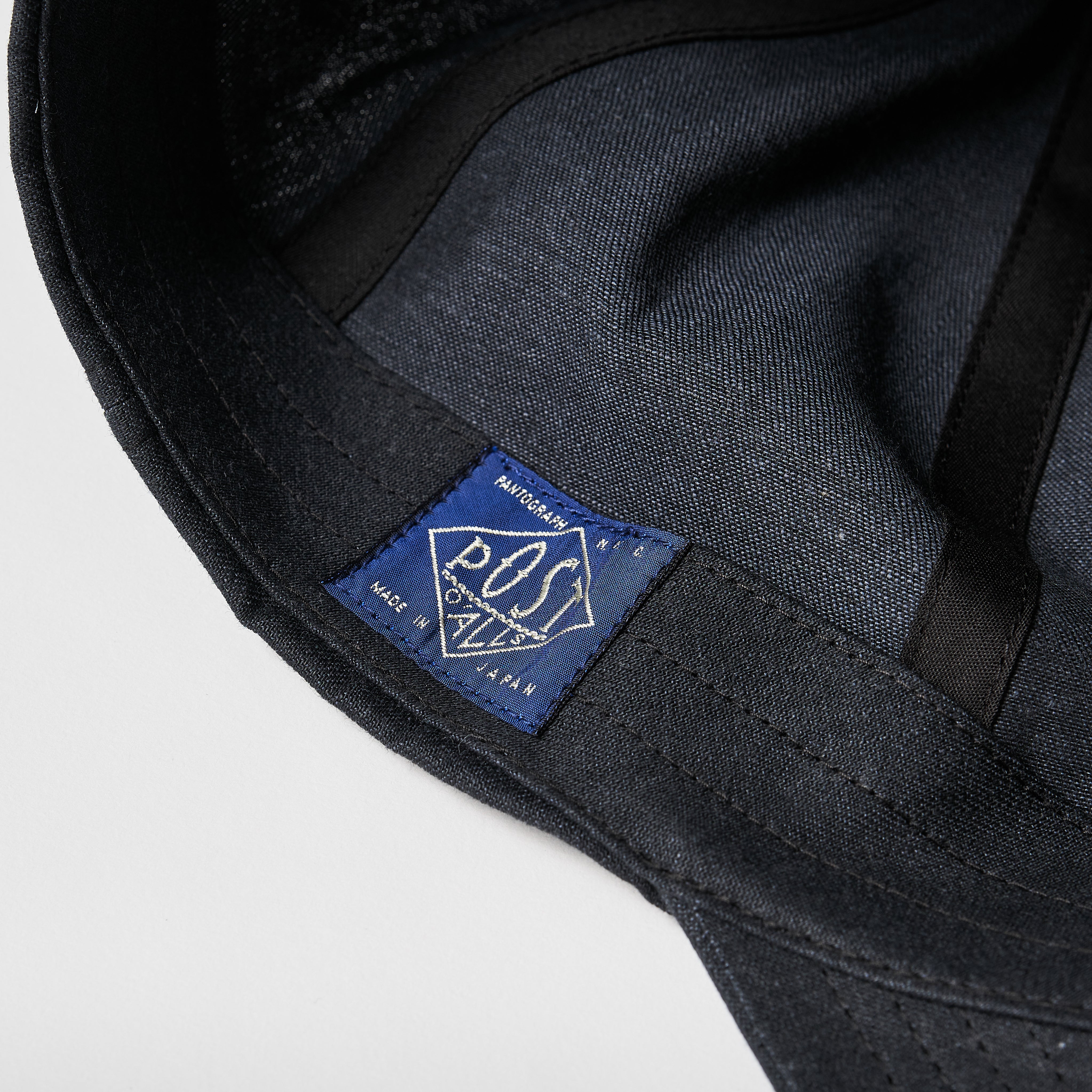 #3903 POST Ball Cap VTC : vintage twill charcoal