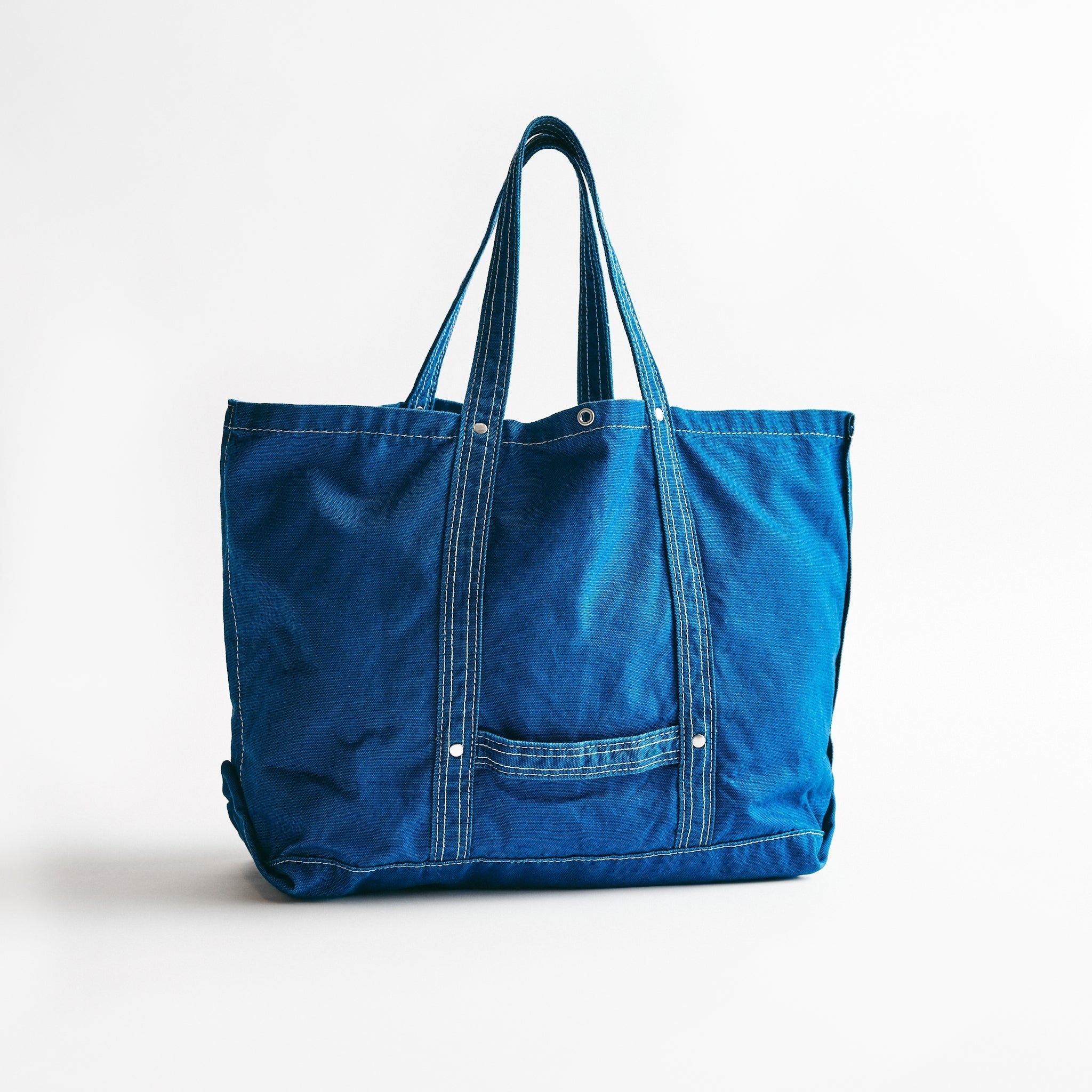 #4203-CDI Bell Tote (M) : cotton duck indigo