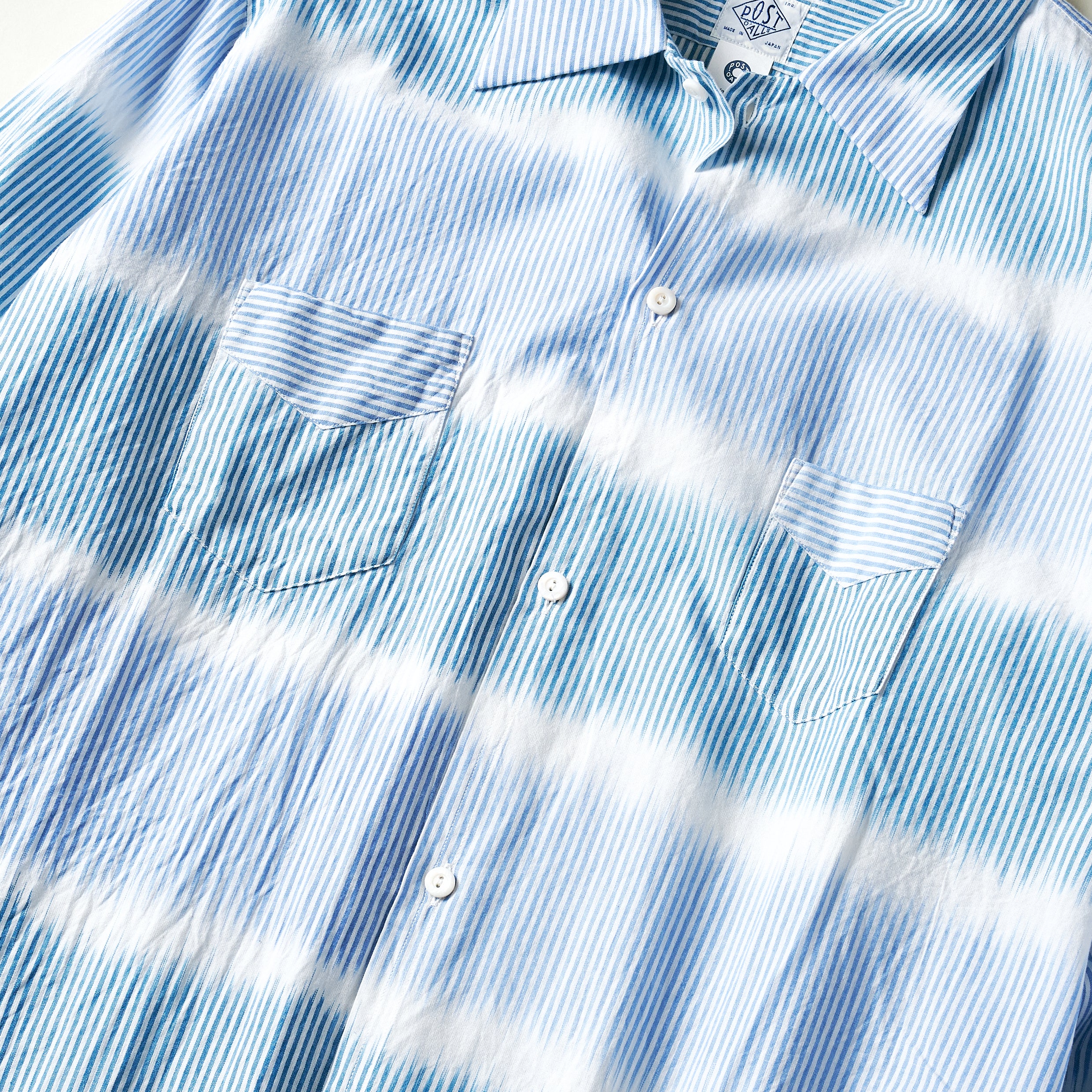 #3211-ISB NEUTRA 3 : ikat stripe blue (Shop Special)