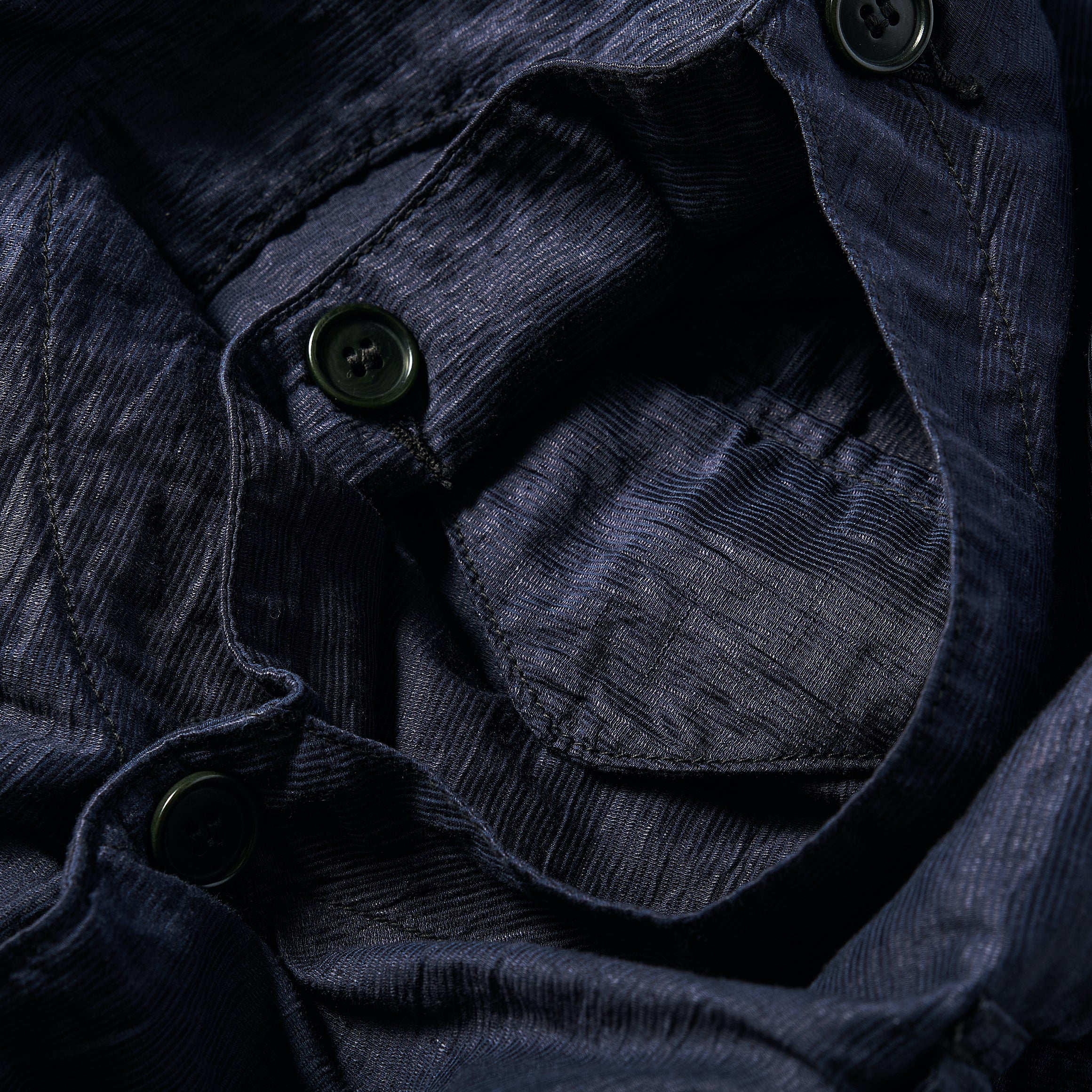 #1512 Royal Traveler CL2 : crinkle linen/cotton navy