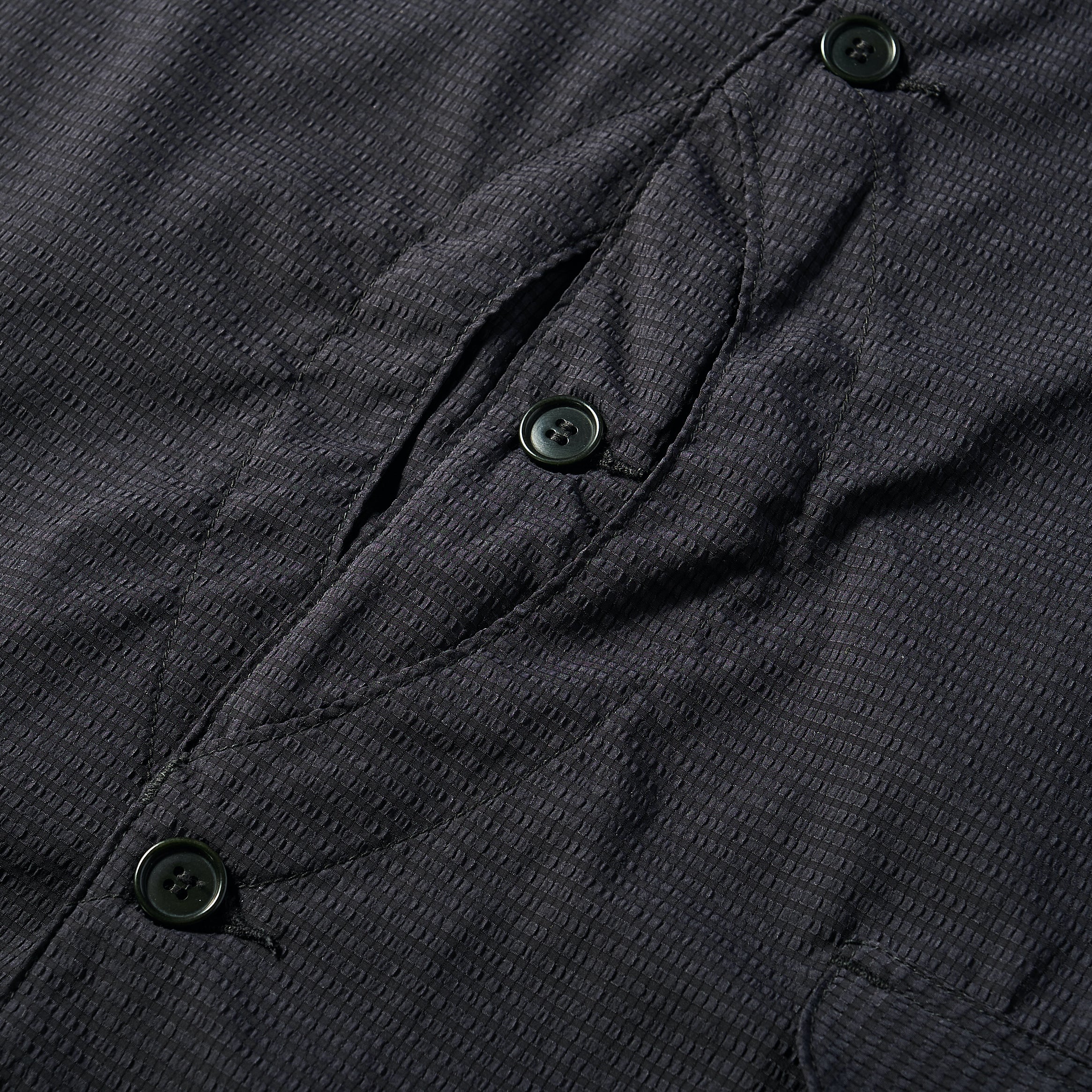 #1512 Royal Traveler PS2 : poly mesh seersucker navy