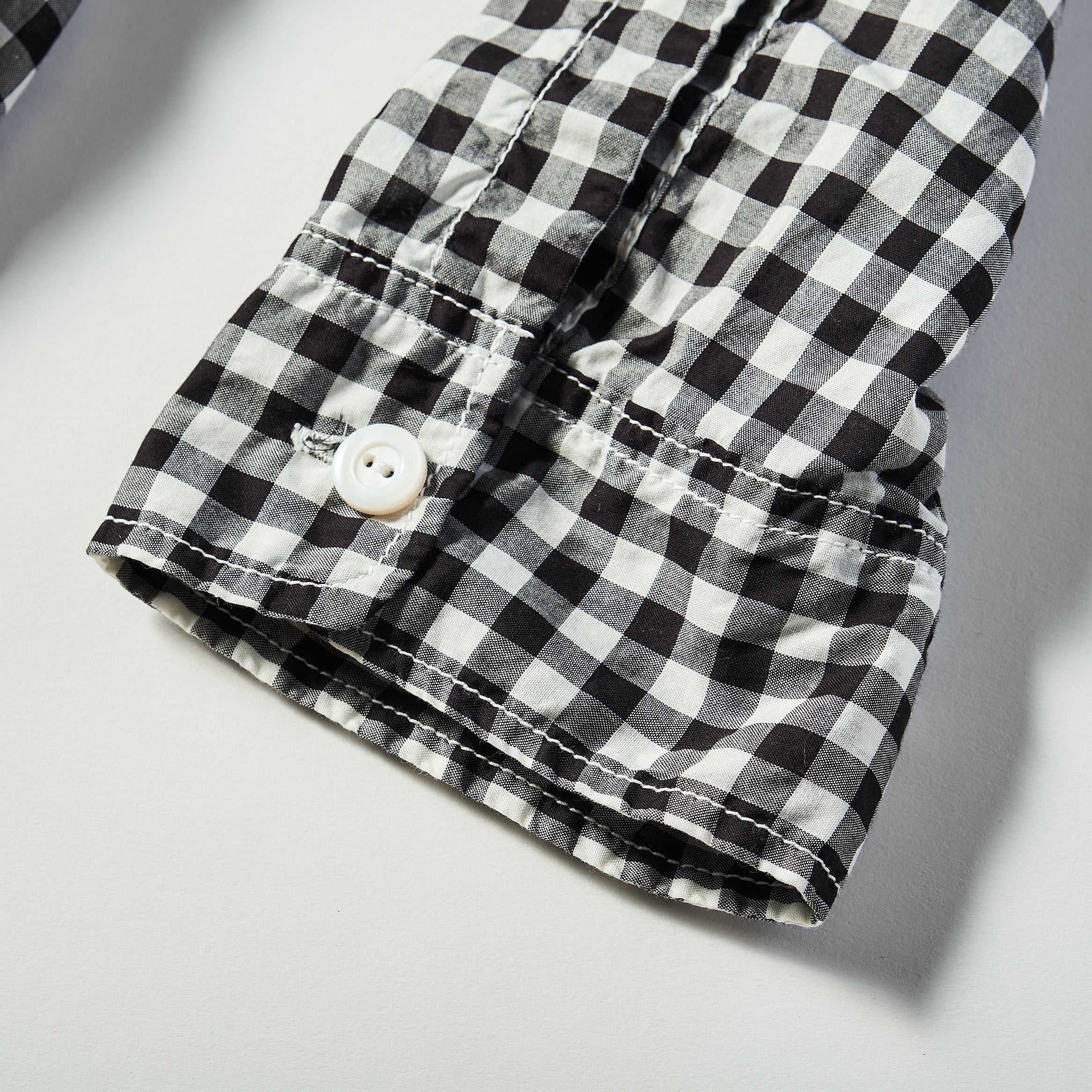 #1256 Cruzer Shirt 2 CB : cotton block check black/white