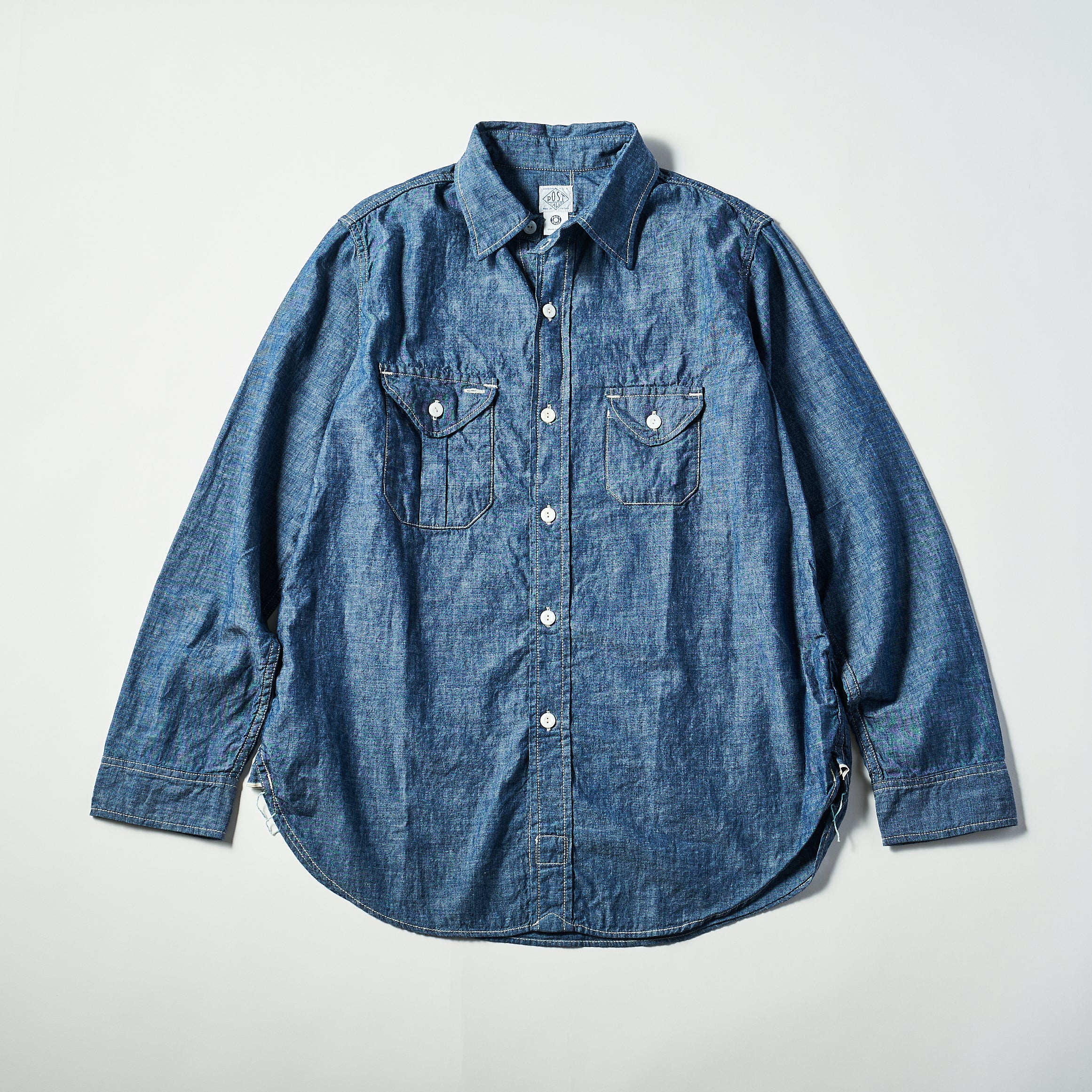 #1256 Cruzer Shirt 2 IC : chambray indigo