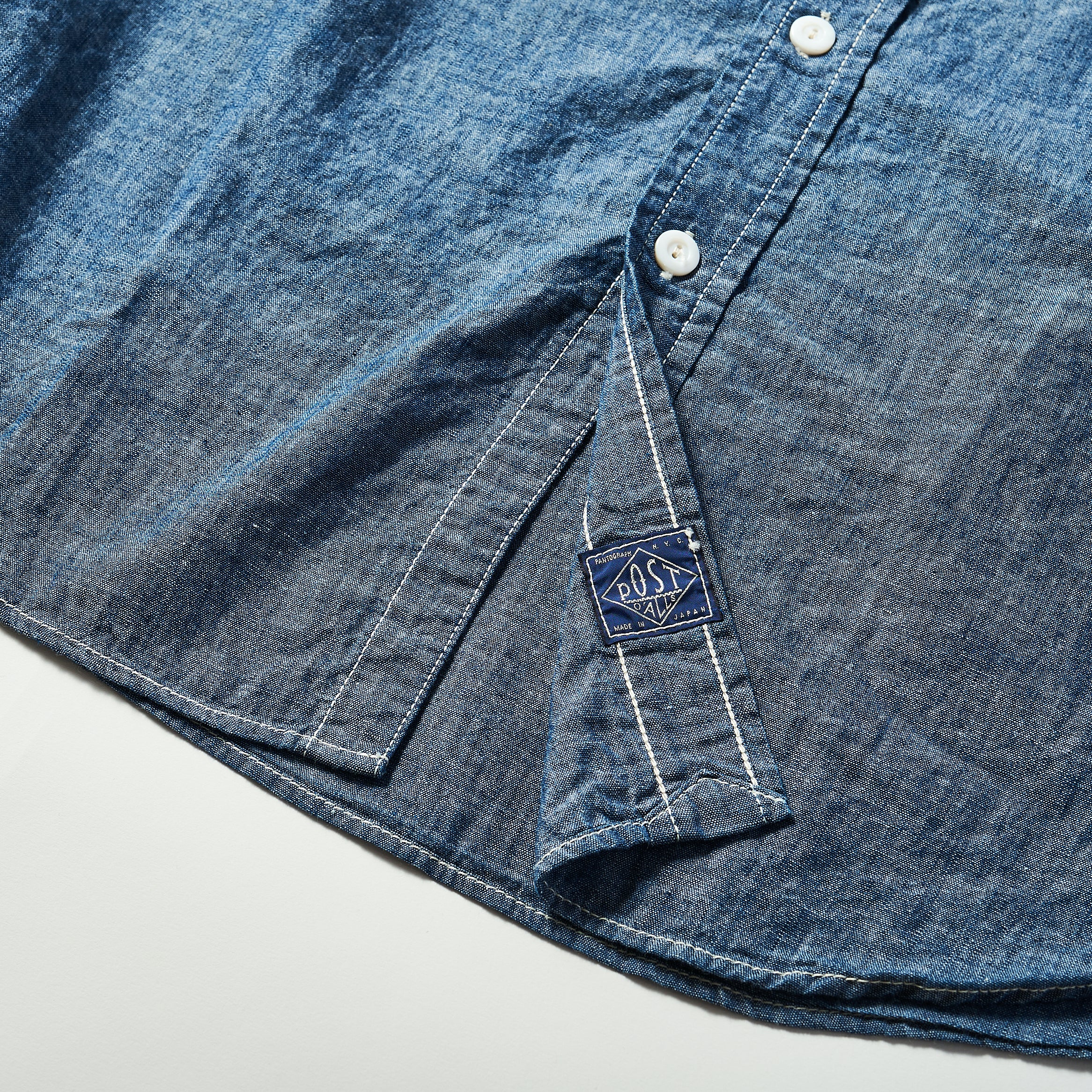 #1256 Cruzer Shirt 2 IC : chambray indigo