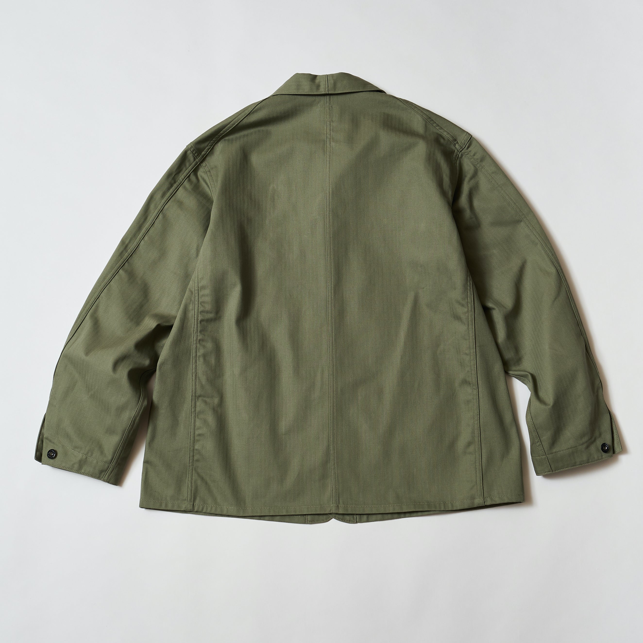 1106 3 Pocket Jacket HBTS : cotton HBT sage green