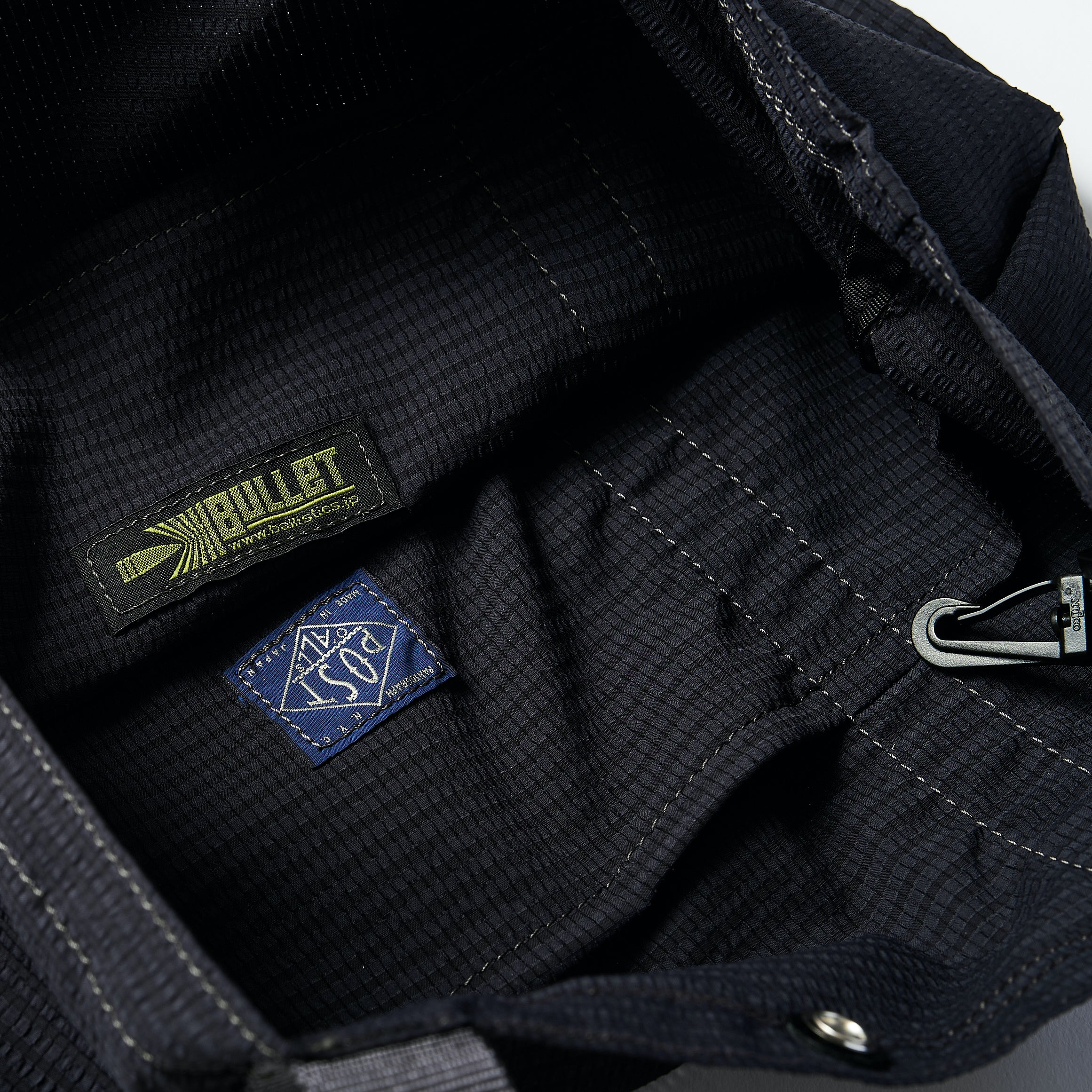 #3901 POS-TOTE PS2 : poly mesh seersucker navy
