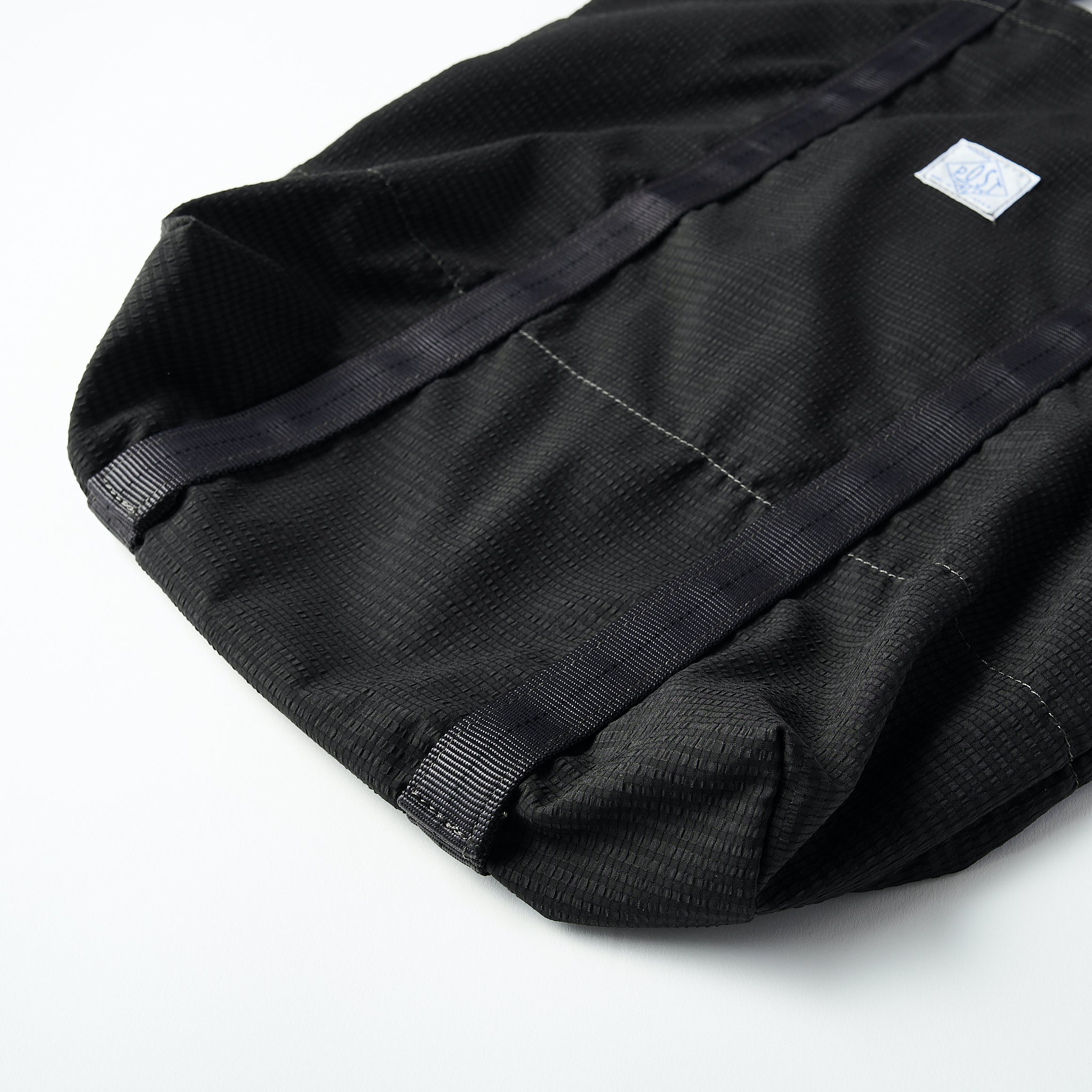 #3901 POS-TOTE PS1 : poly mesh seersucker charcoal
