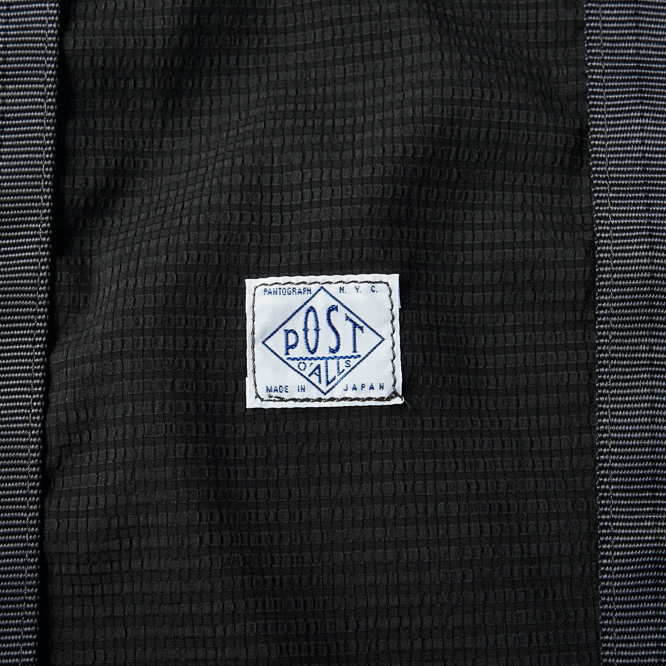 #3901 POS-TOTE PS1 : poly mesh seersucker charcoal