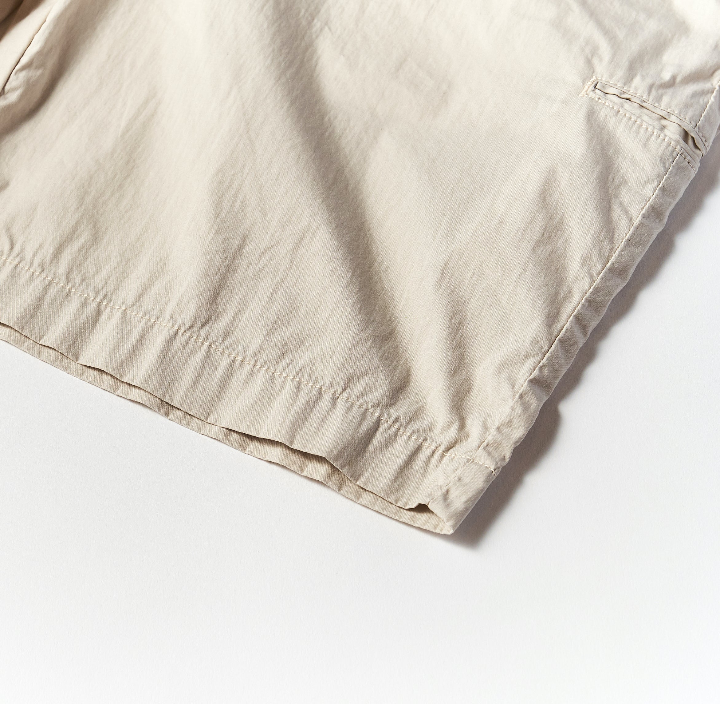 #2321S Citi - Cruz Shorts CN1 : cotton/nylon poplin stone