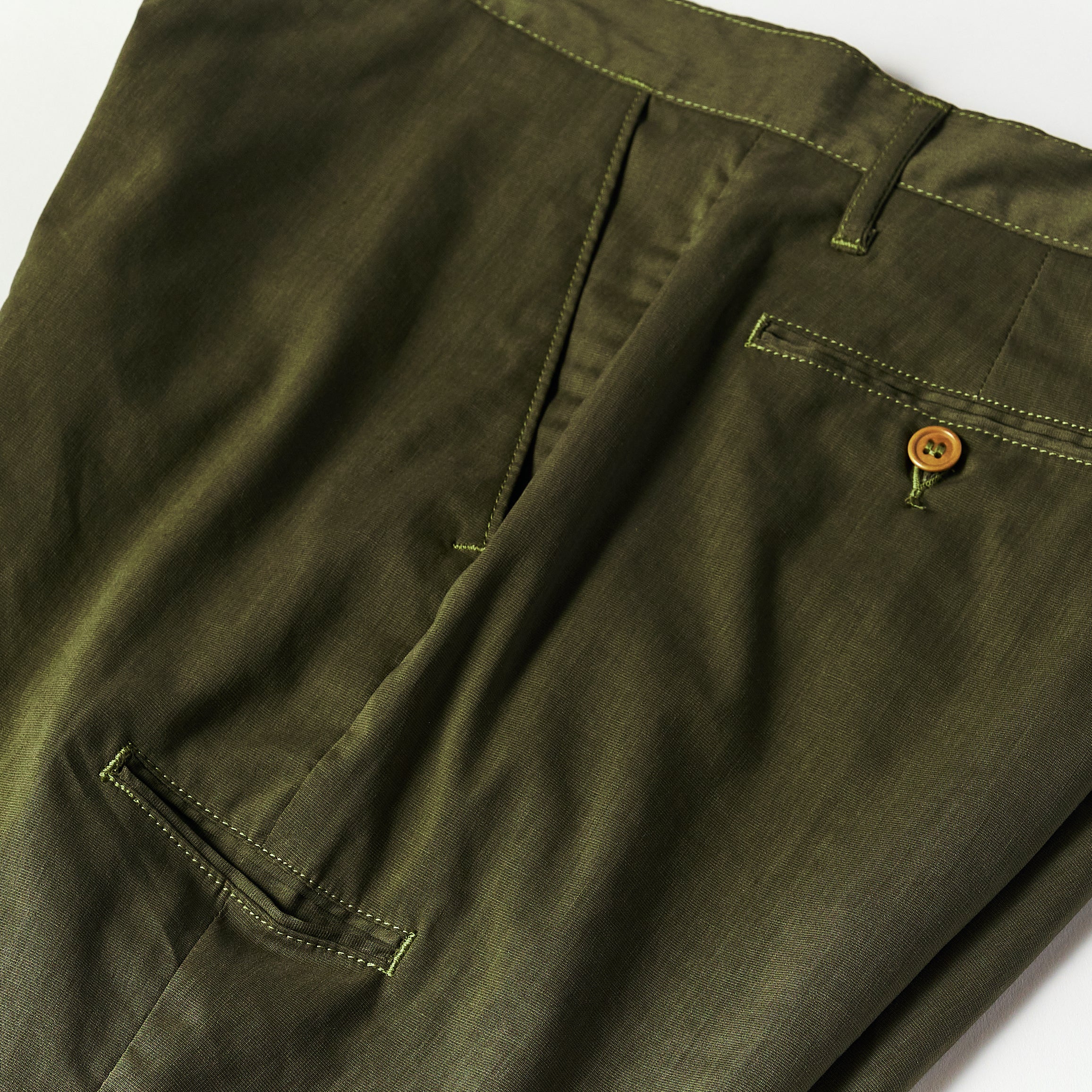 #2321S Citi - Cruz Shorts LP2 : linen/poly heather olive