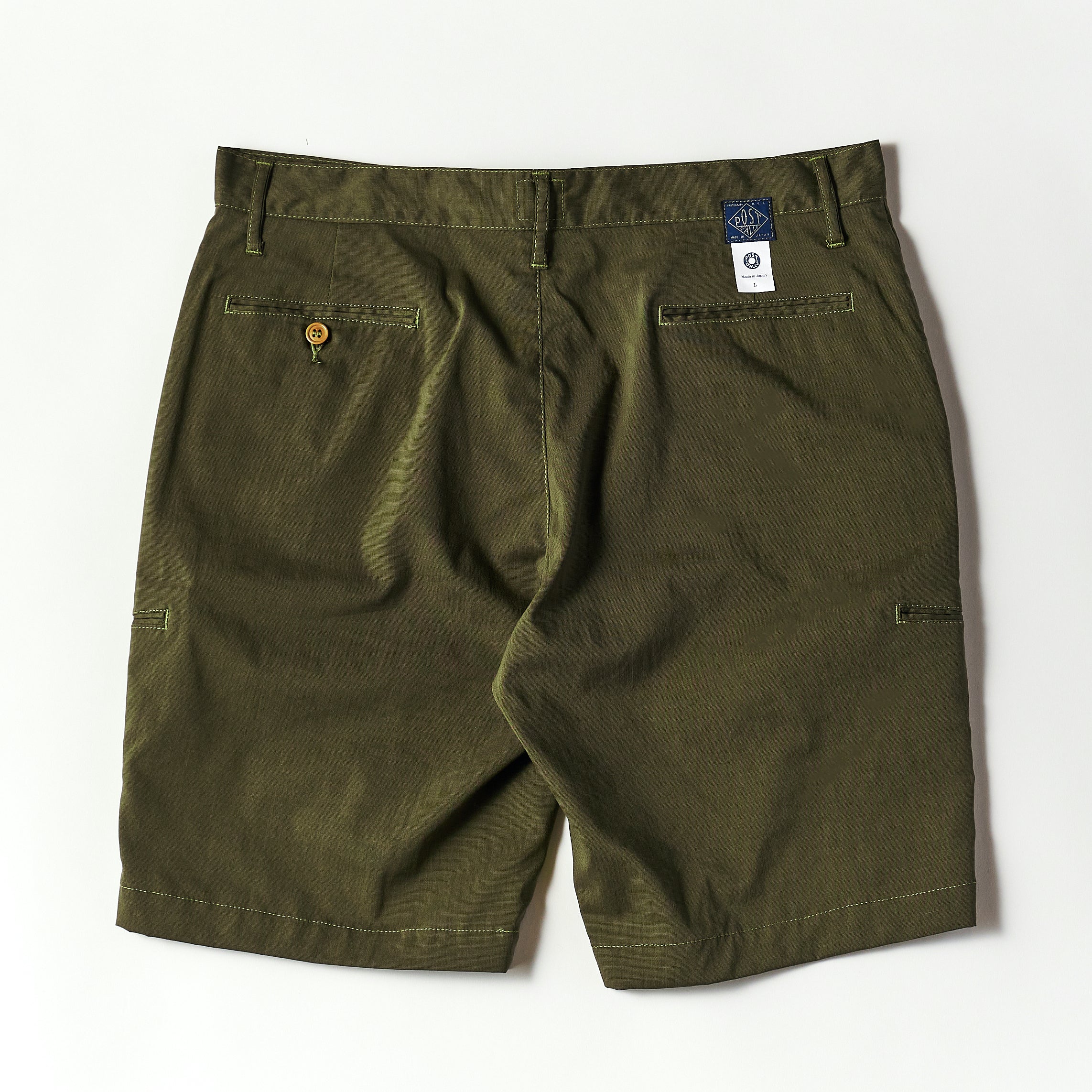 #2321S Citi - Cruz Shorts LP2 : linen/poly heather olive