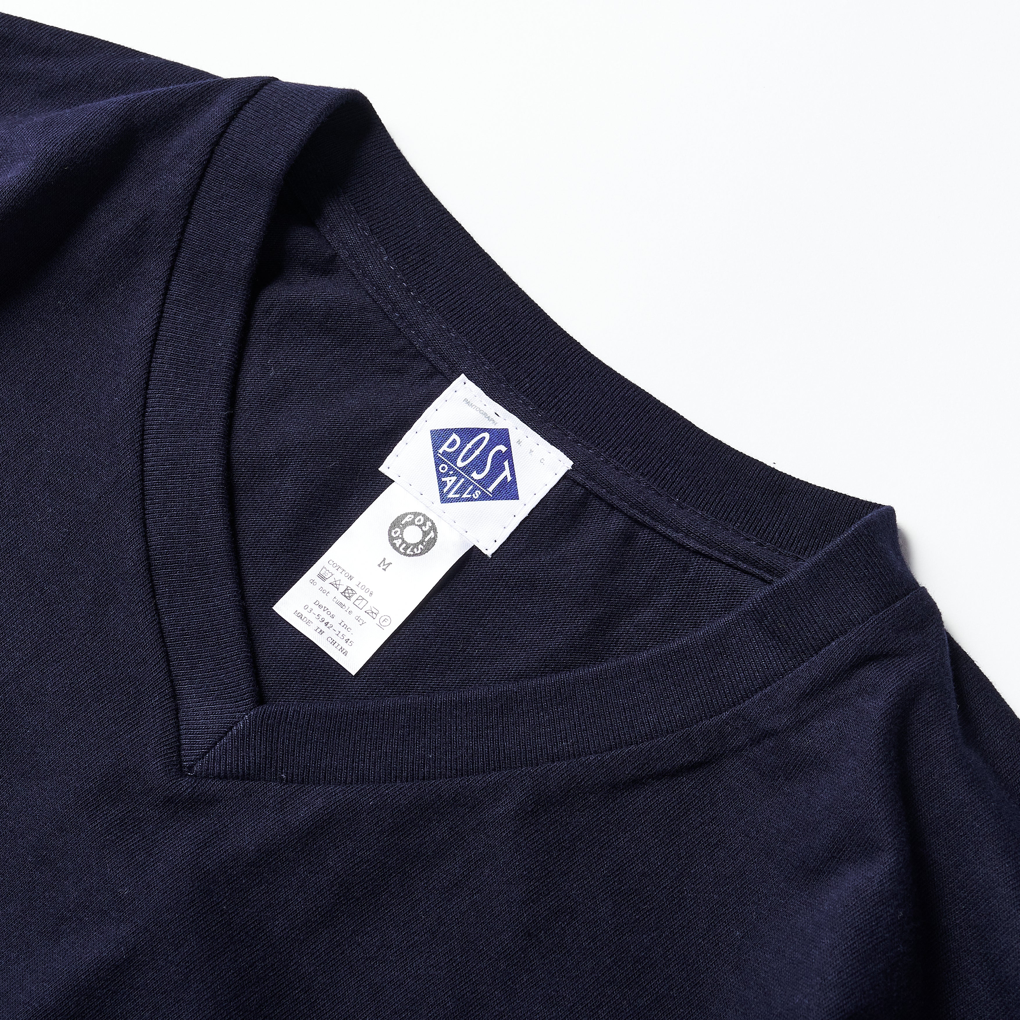 V neck 3pack tee Ver.2 (3PV2-NV) : navy (Shop Special)