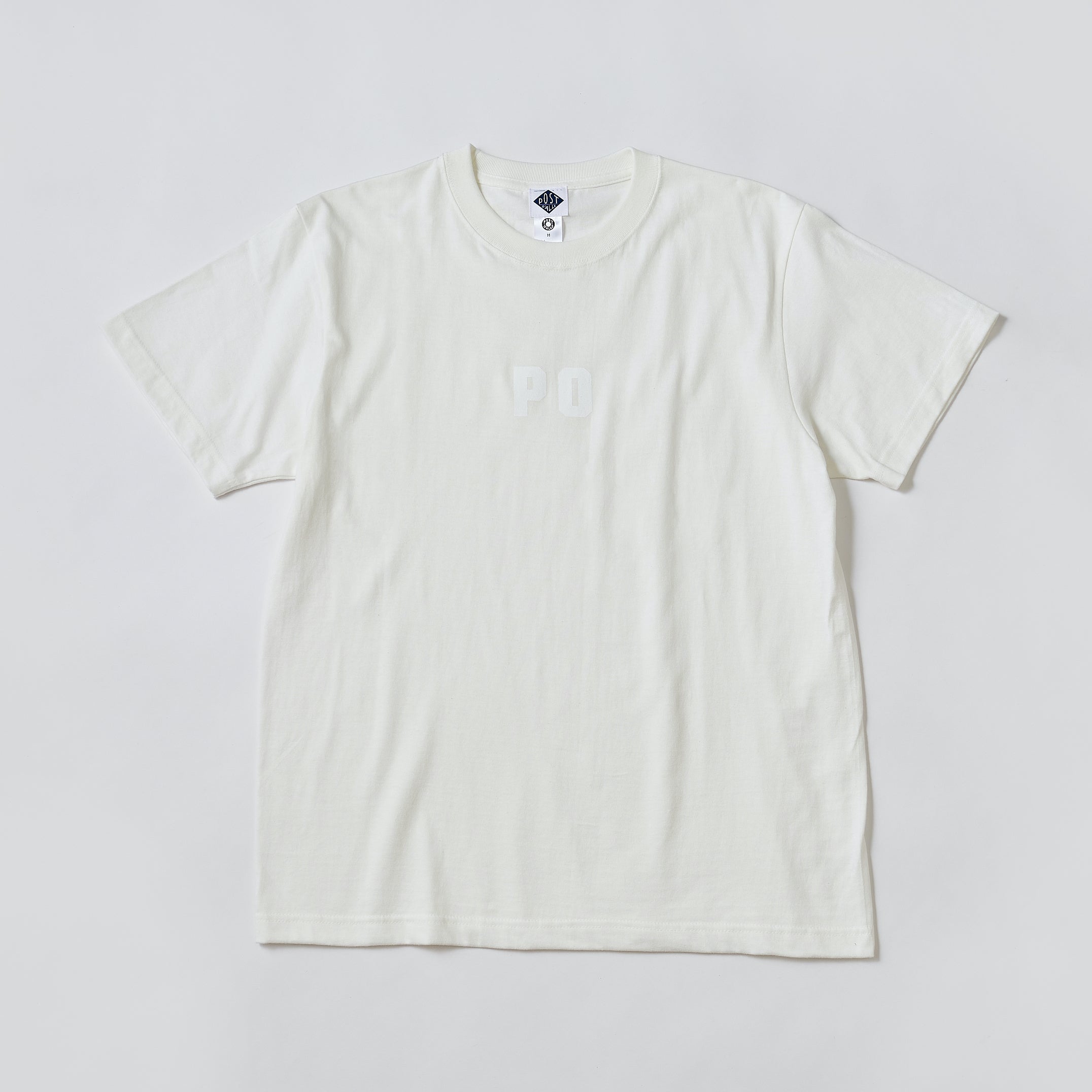 #3007-OWW PO Logo Tee : off white x white