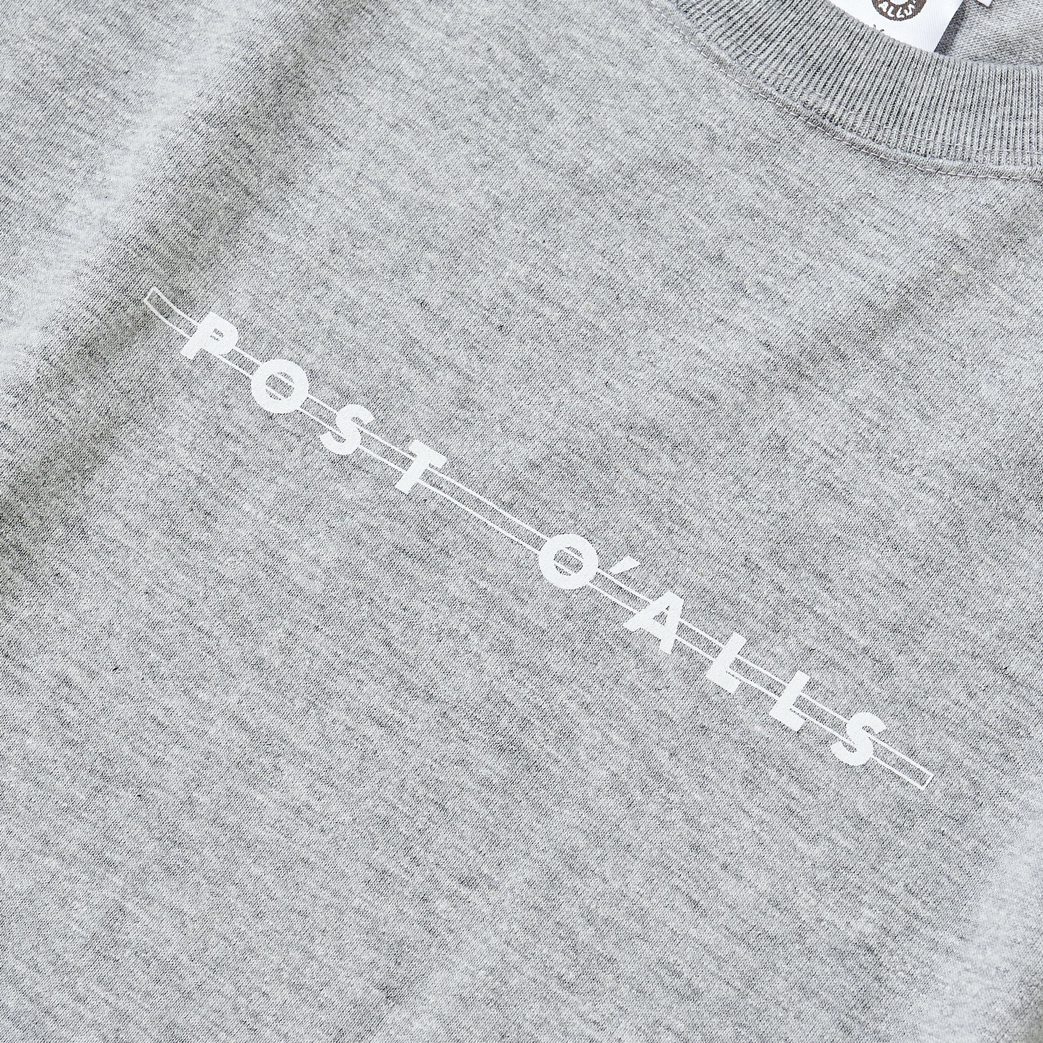 #3008-AHW Shop Logo Tee : ash heather x white