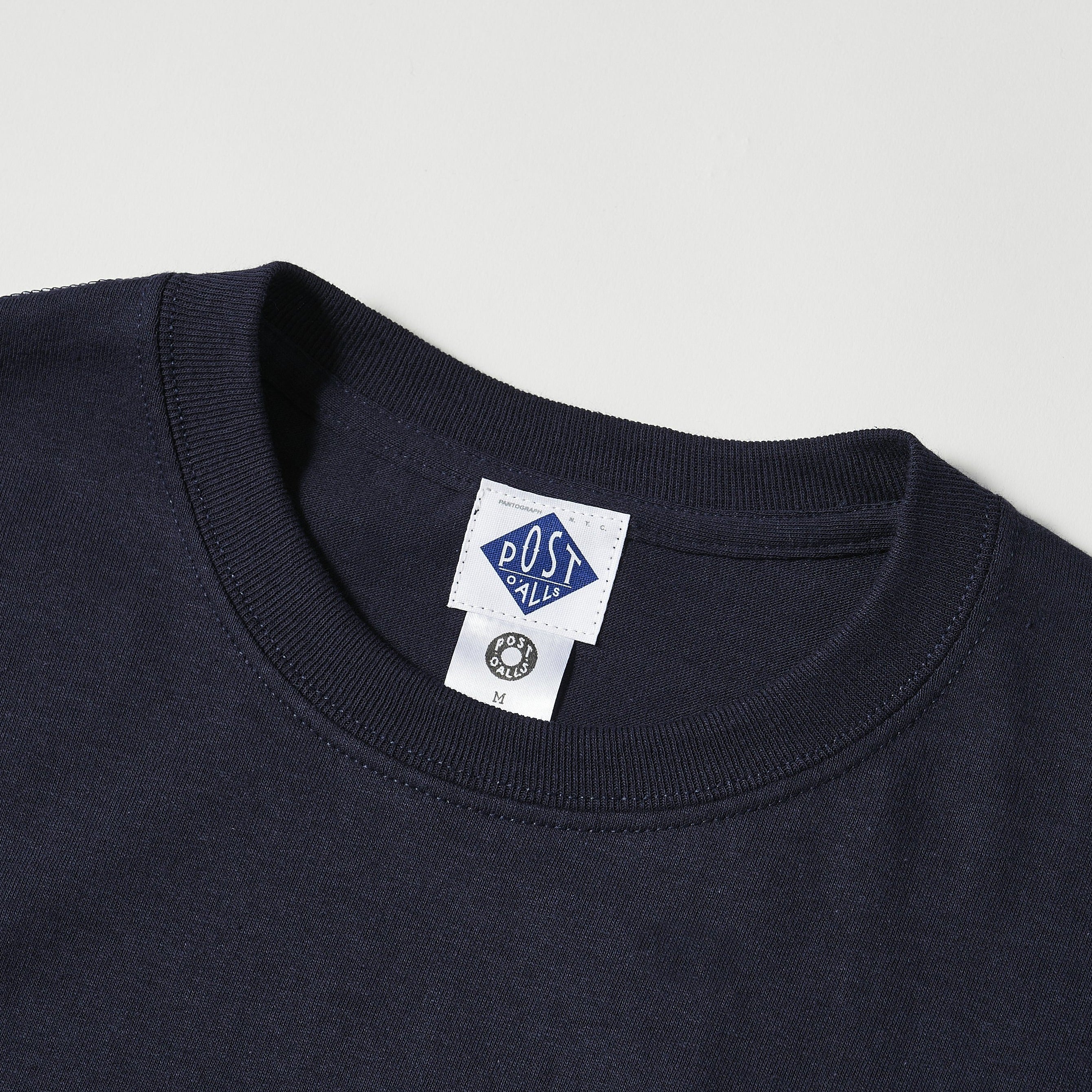 #3006 Square Donut Pocket Tee : navy x green