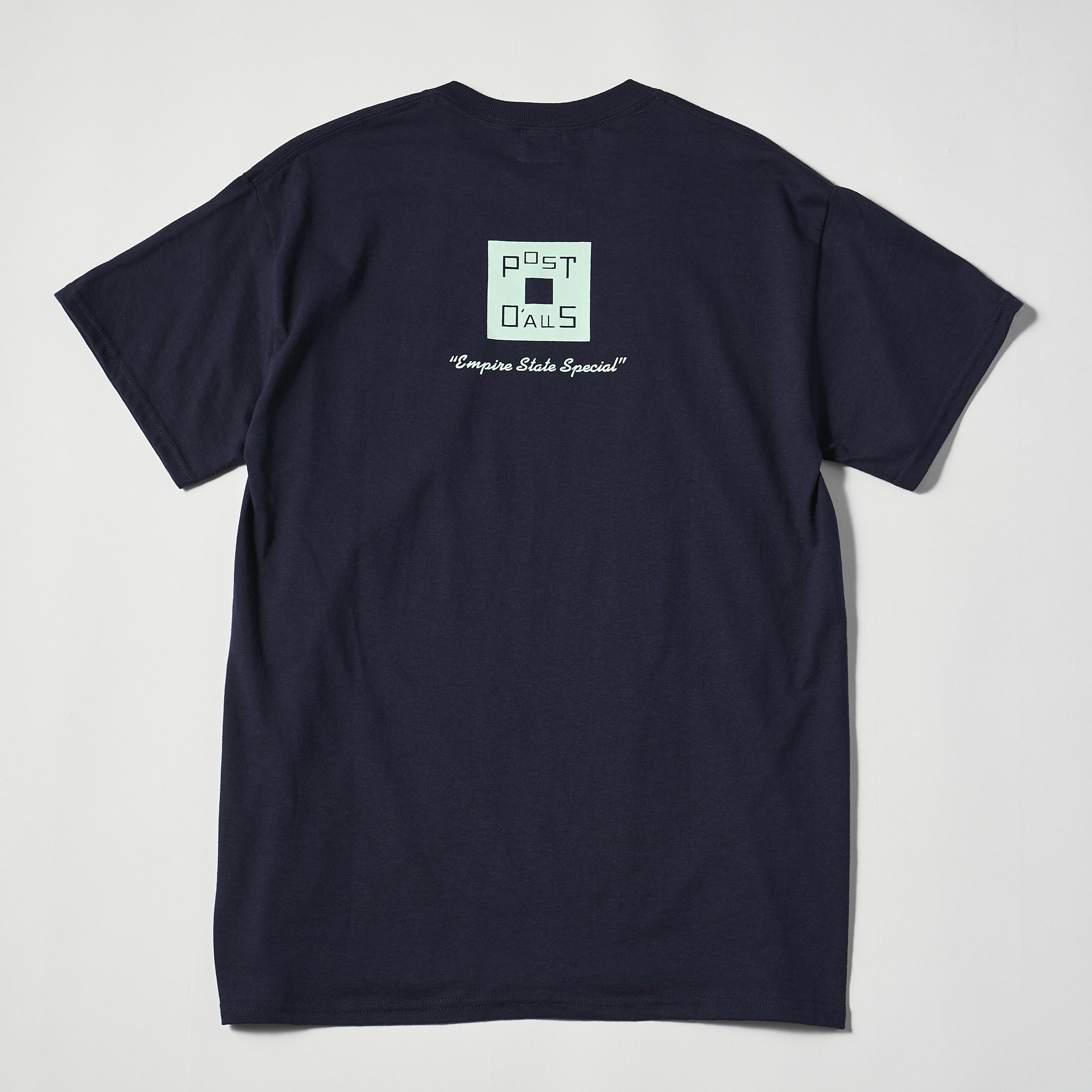 #3006 Square Donut Pocket Tee : navy x green