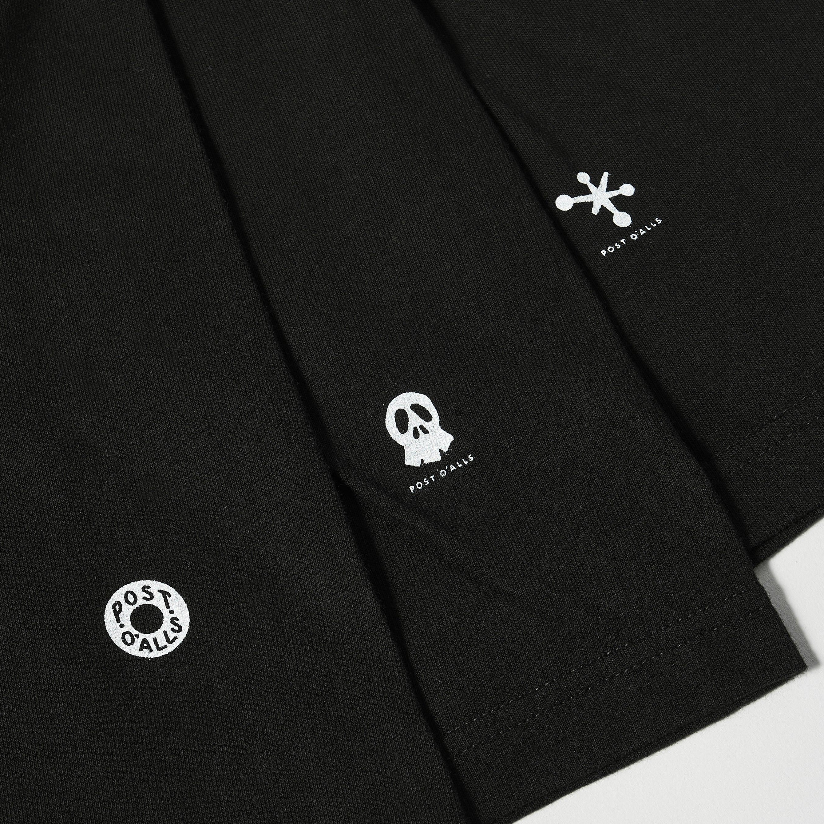 V neck 3pack tee Ver.2 (3PV2-BK) : black (Shop Special)