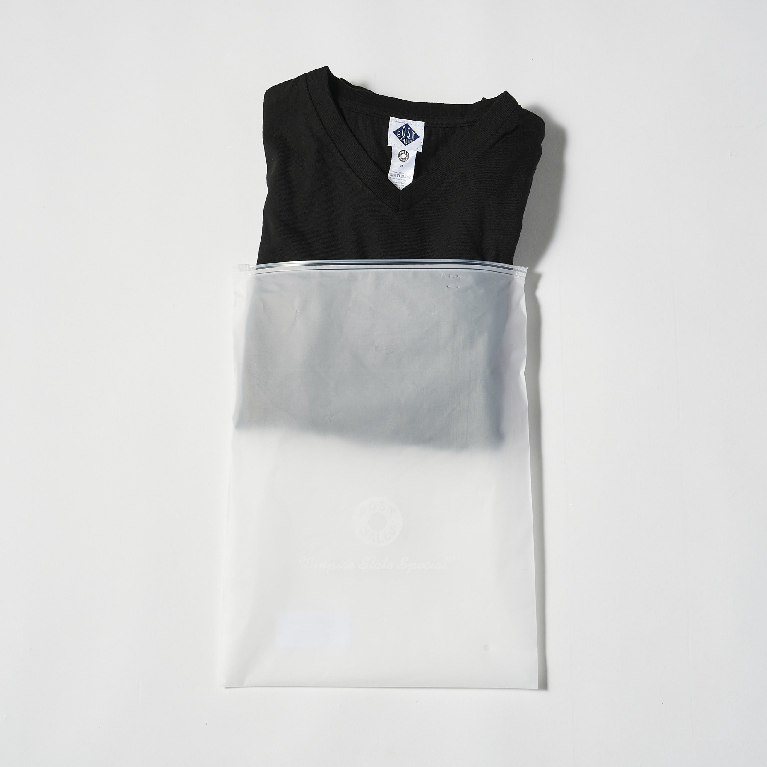 V neck 3pack tee Ver.2 (3PV2-BK) : black (Shop Special)