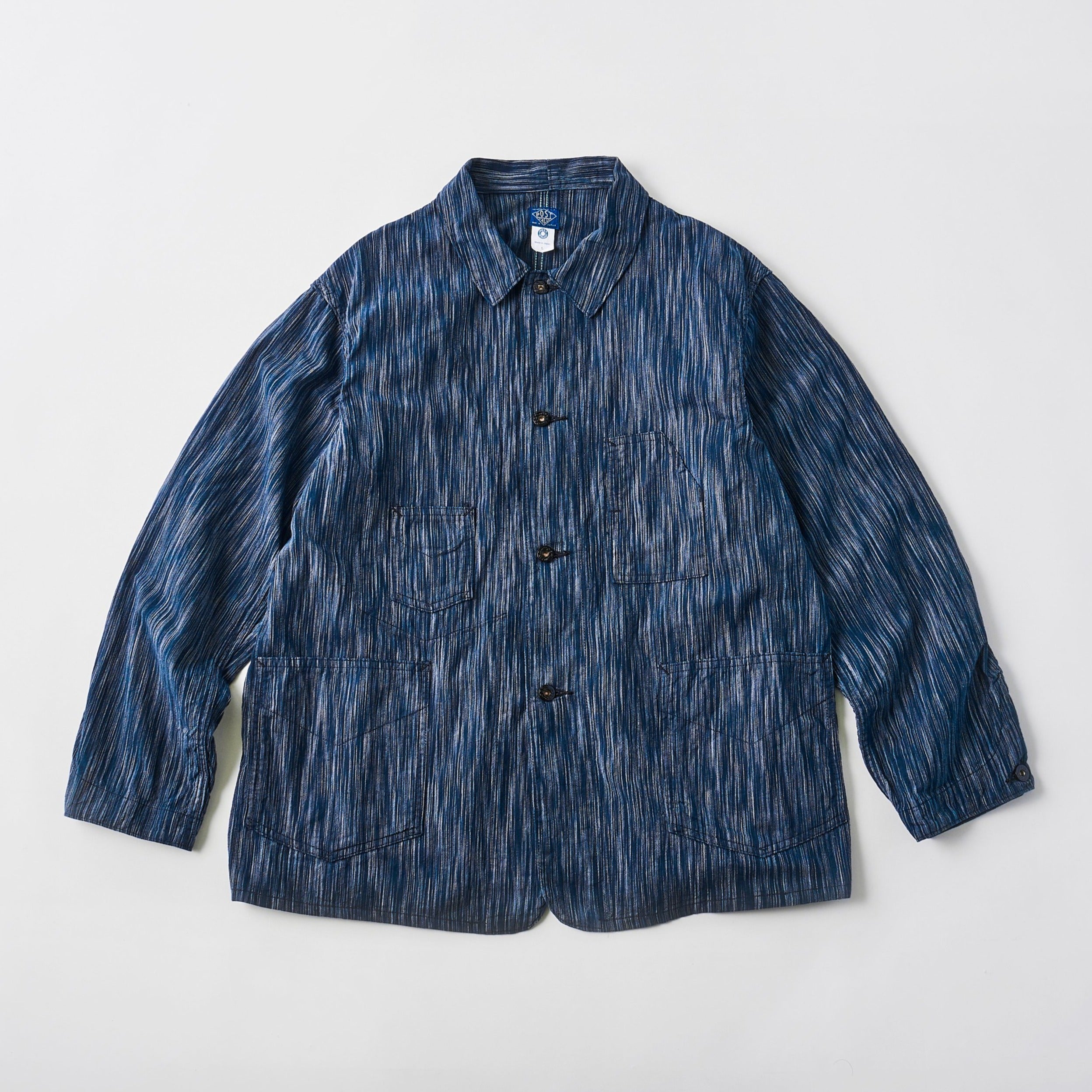 #1111 DeLuxe Railroader IKT : ikat indigo