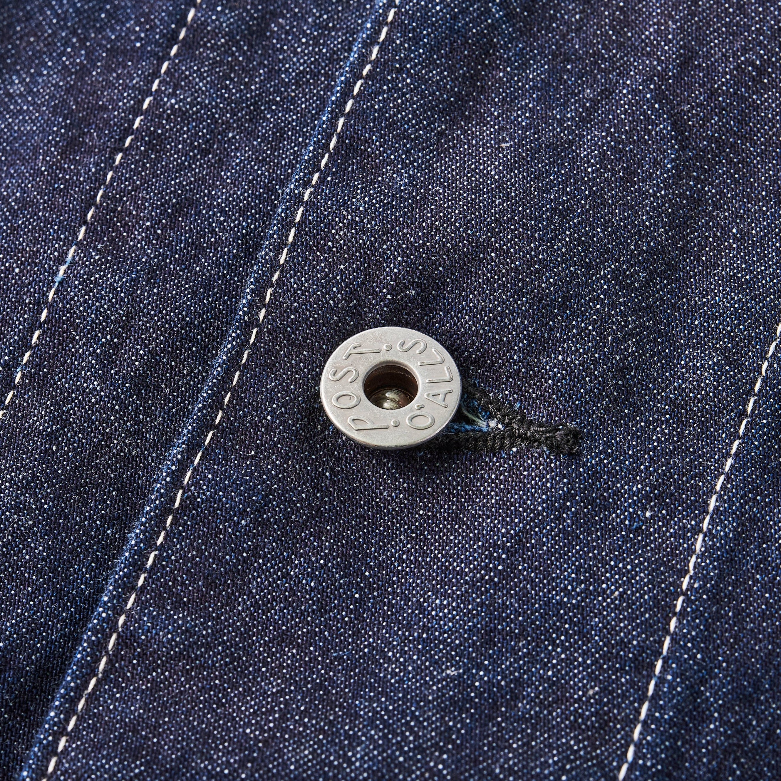 #1111 DeLuxe Railroader 01 : 10 oz denim indigo